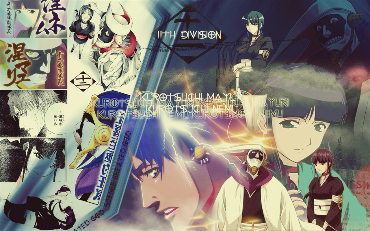 Bleach 11th Division Characters HD Wallpaper