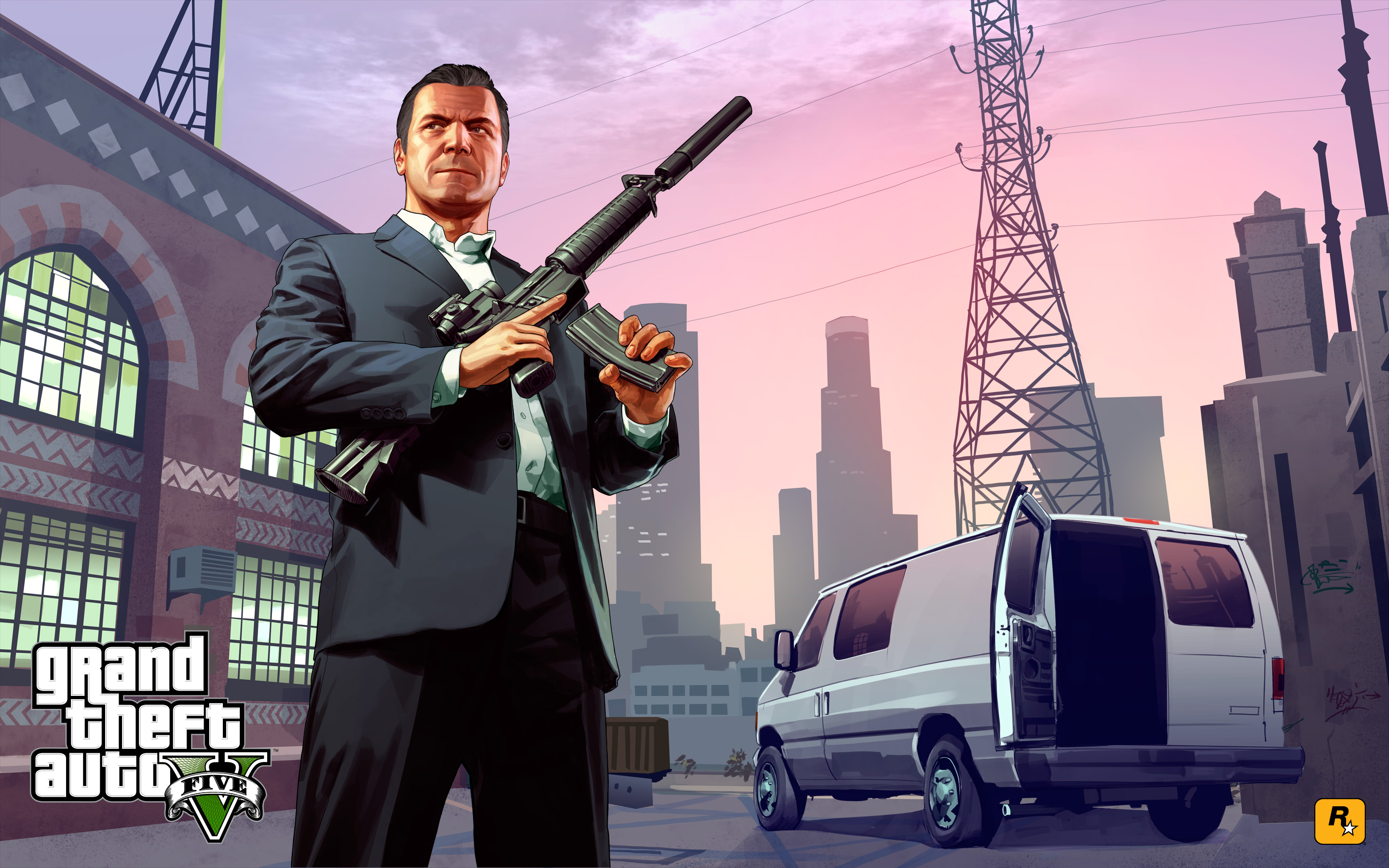 Michael De Santa from Grand Theft Auto V HD Wallpaper