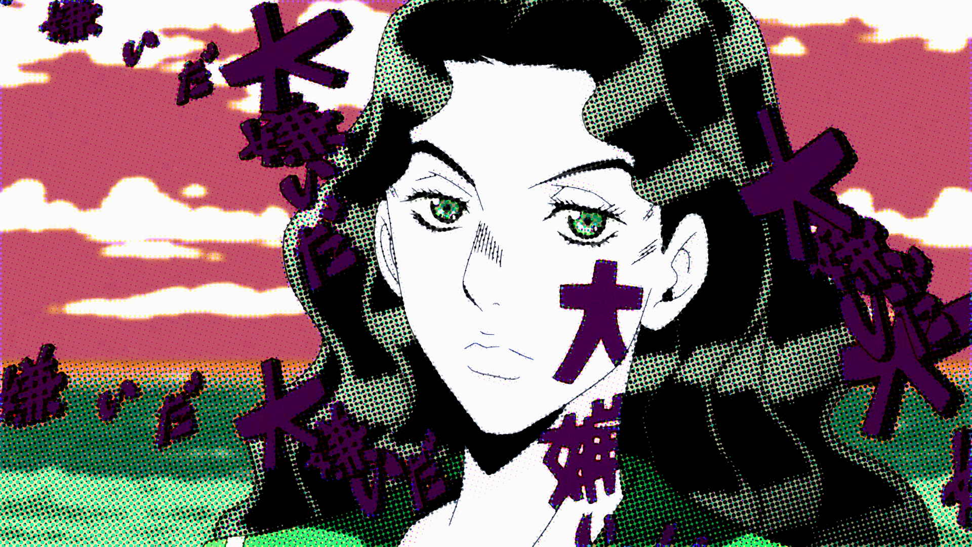 Yukako Yamagishi from JoJo's Bizarre Adventure HD Wallpaper