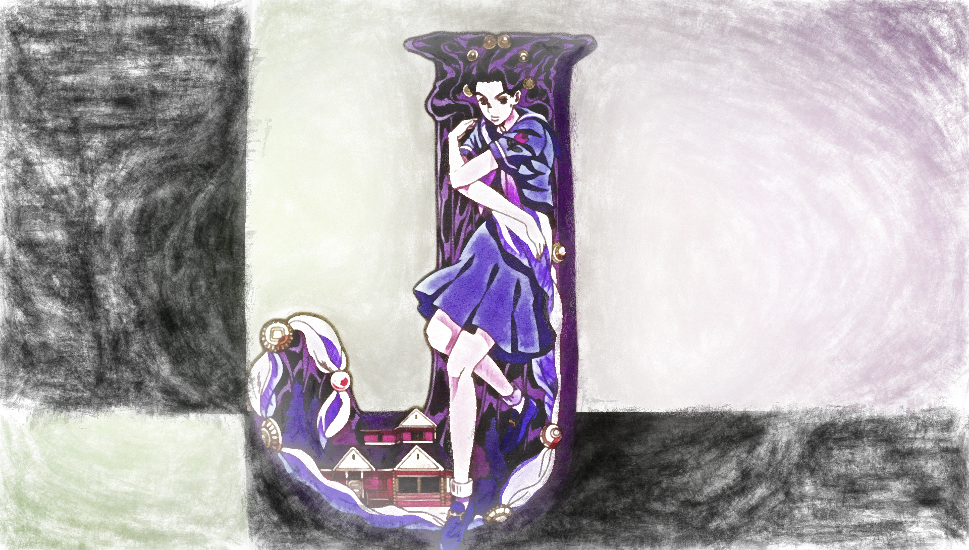 Yukako Yamagishi from JoJo's Bizarre Adventure HD Wallpaper