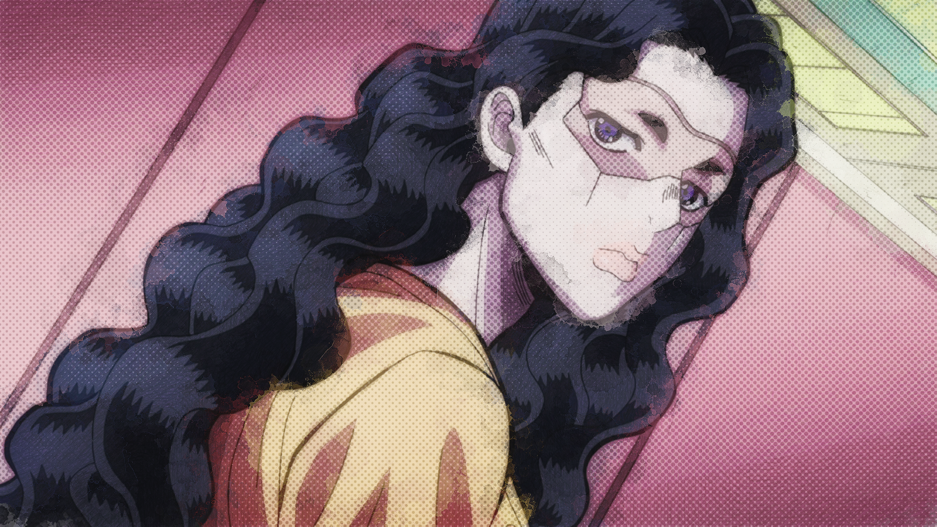 Yukako Yamagishi from JoJo's Bizarre Adventure HD Wallpaper