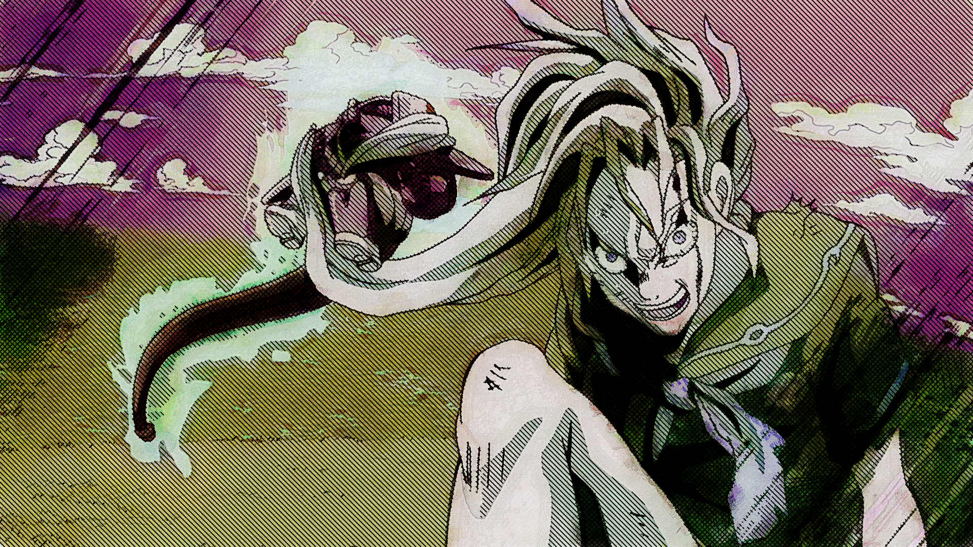 Yukako Yamagishi from JoJo's Bizarre Adventure HD Wallpaper