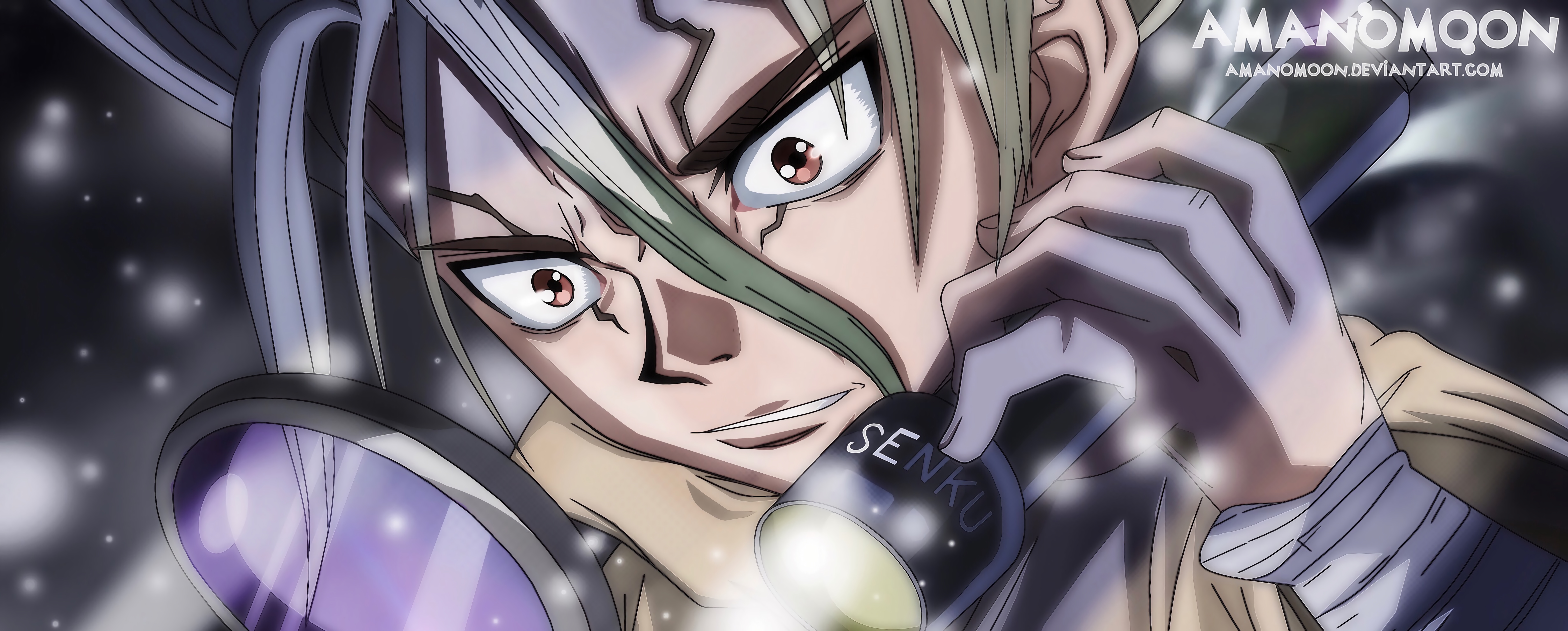 Senku Ishigami from Dr. Stone HD Wallpaper