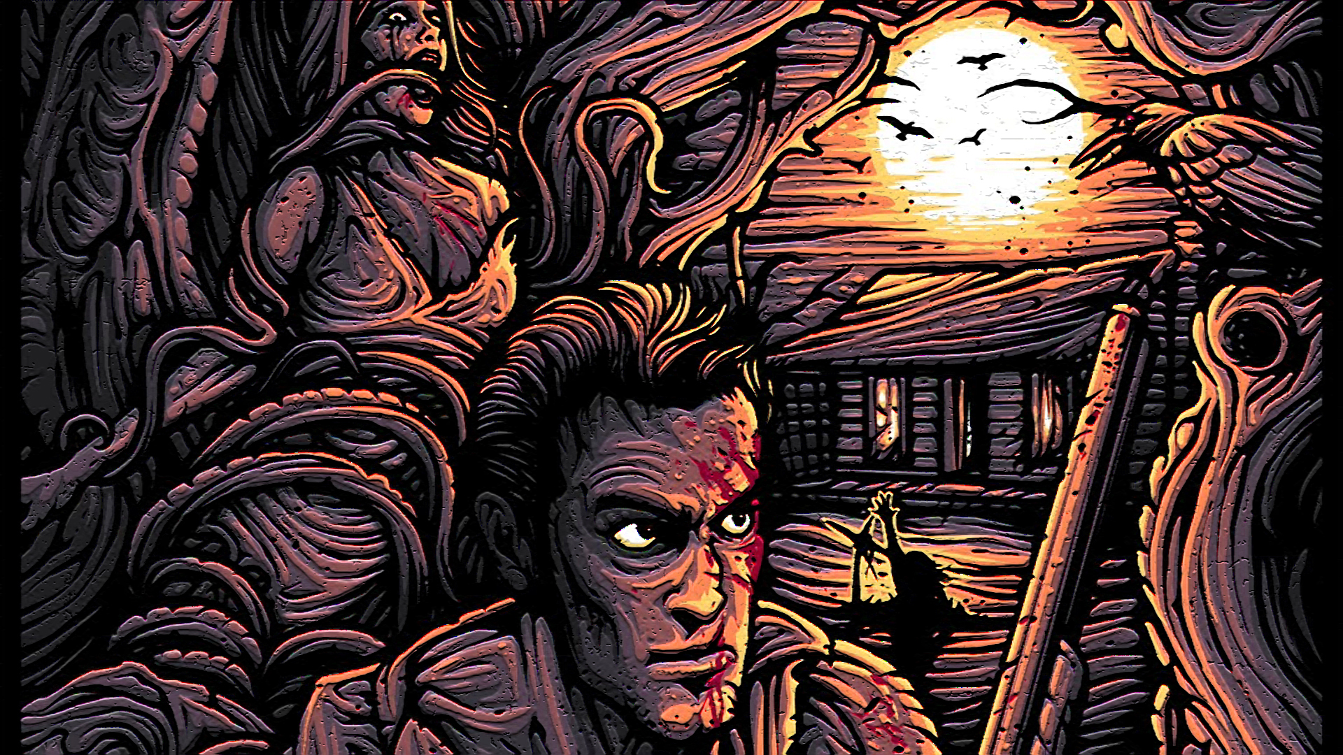 Ash Williams from Evil Dead HD Wallpaper
