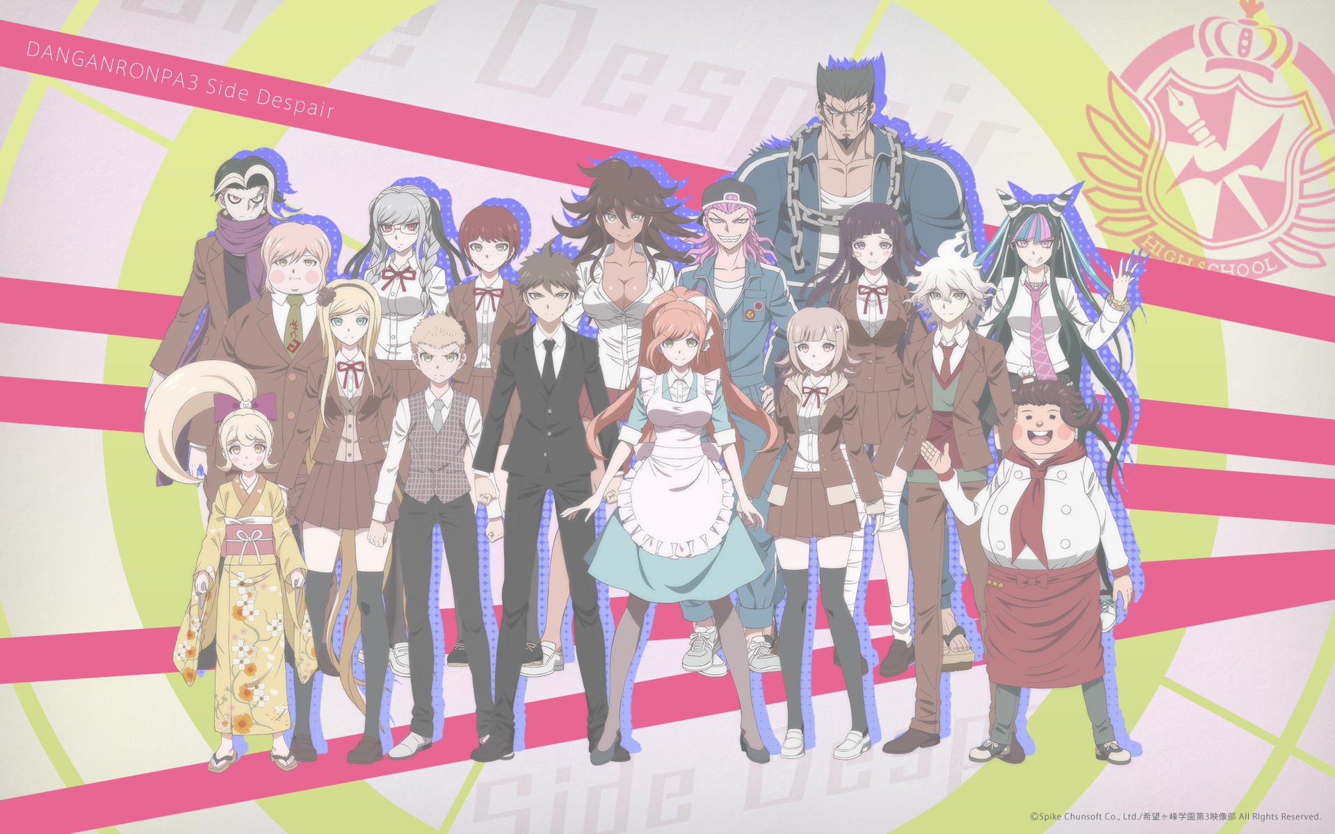 Danganronpa 3: Side Despair characters HD Wallpaper