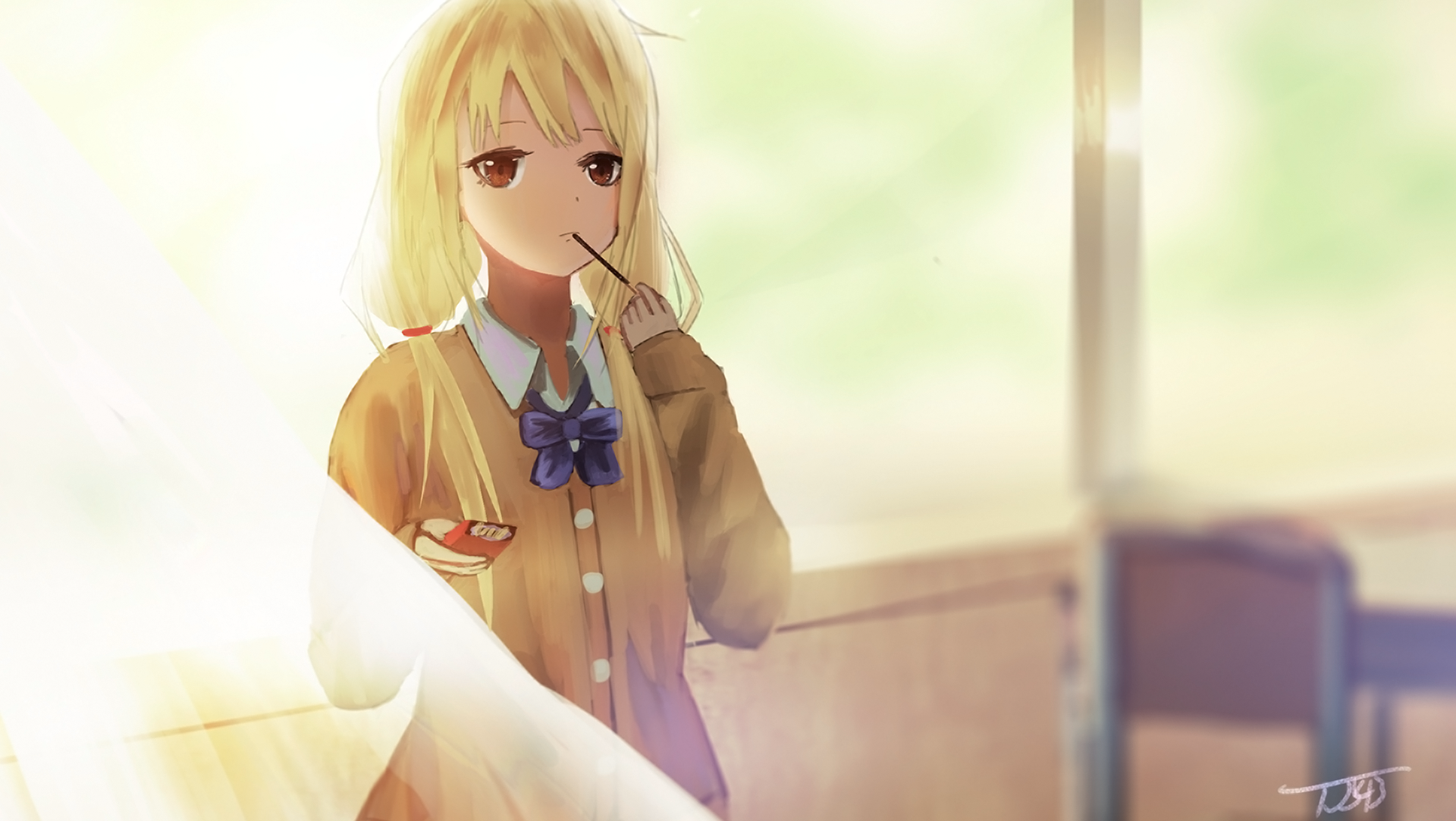 Anzu Futaba from The Idolmaster Cinderella Girls HD Wallpaper