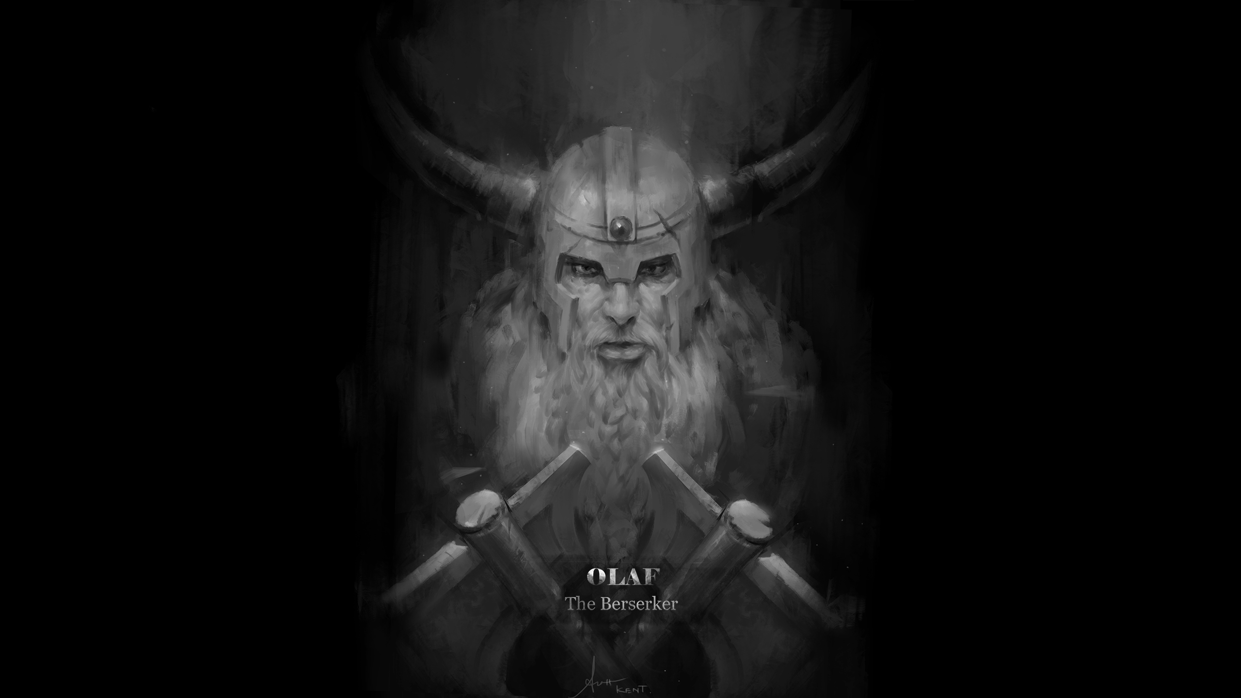 Olaf the Berserker from League of Legends HD Wallpaper