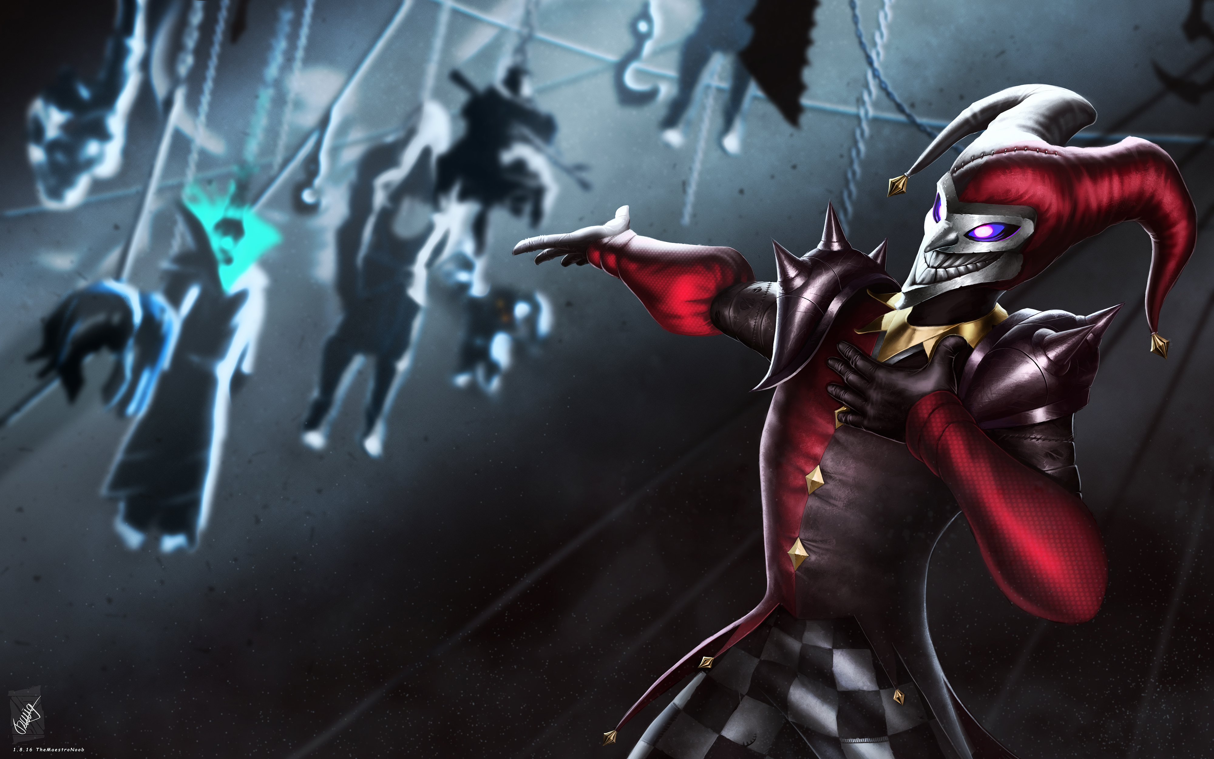 Shaco from League of Legends HD Wallpaper