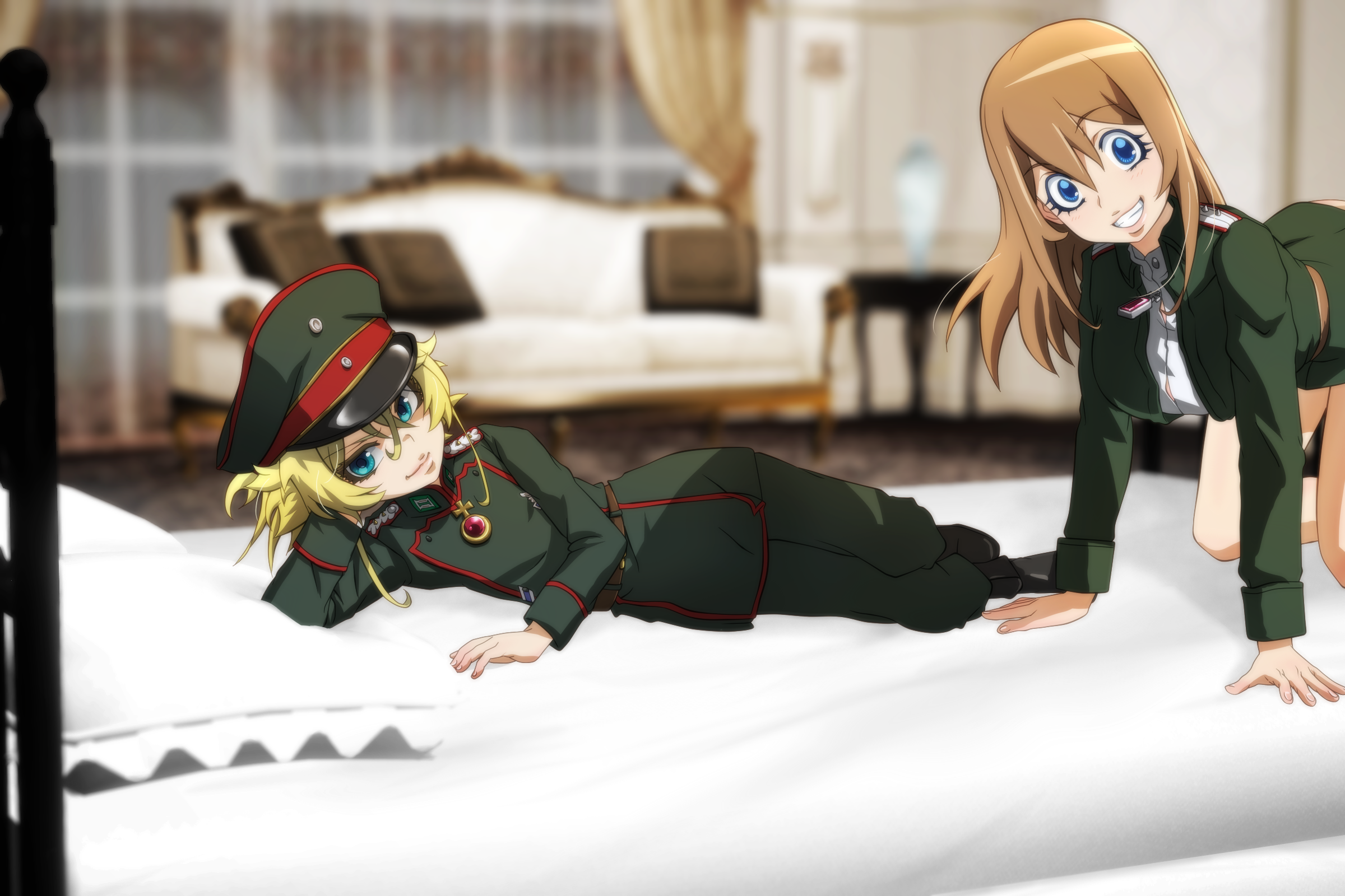Viktoriya Ivanovna Serebryakov from Saga of Tanya the Evil HD Wallpaper