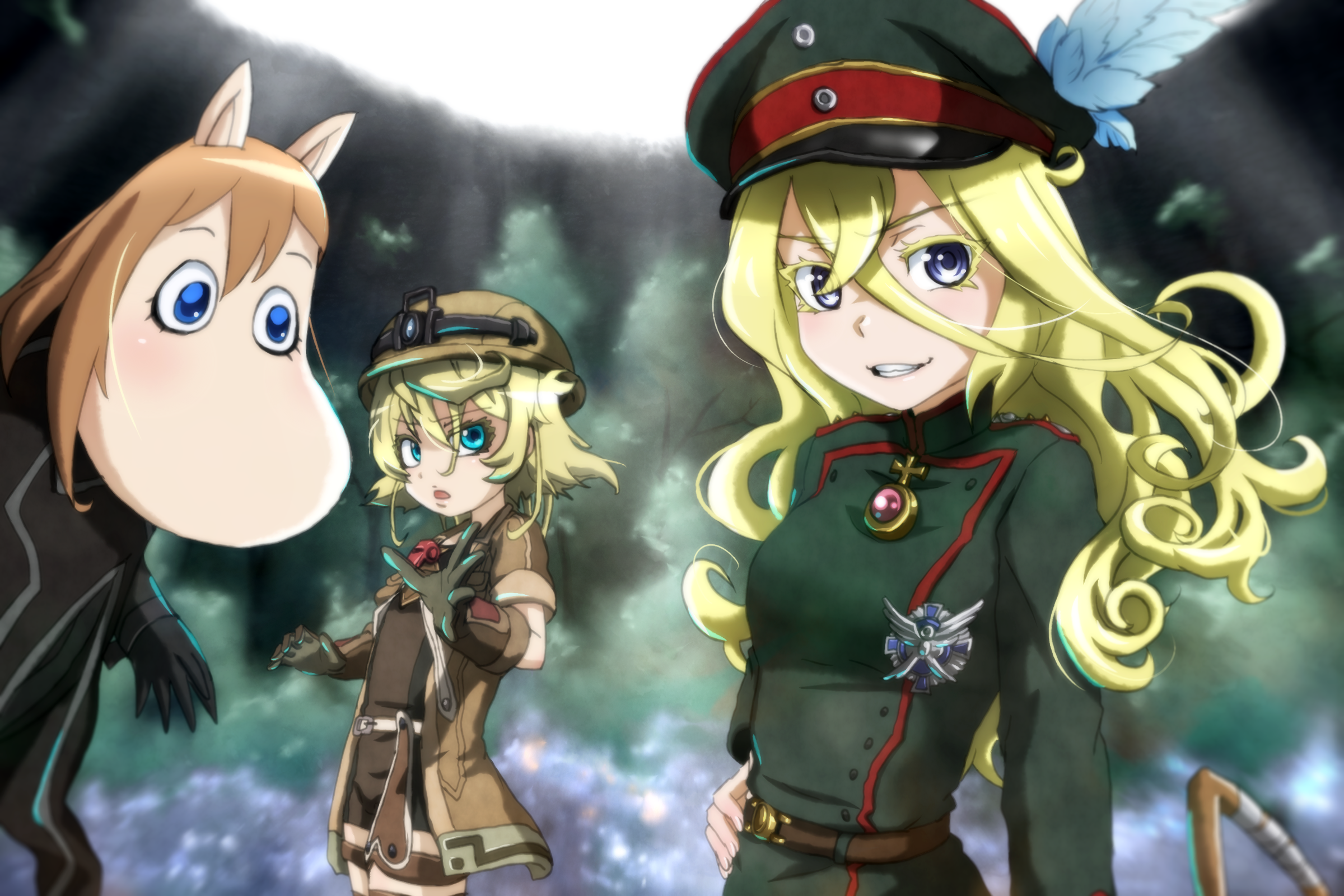 Tanya von Degurechaff and Viktoriya Ivanovna Serebryakov from Saga of Tanya the Evil HD Wallpaper