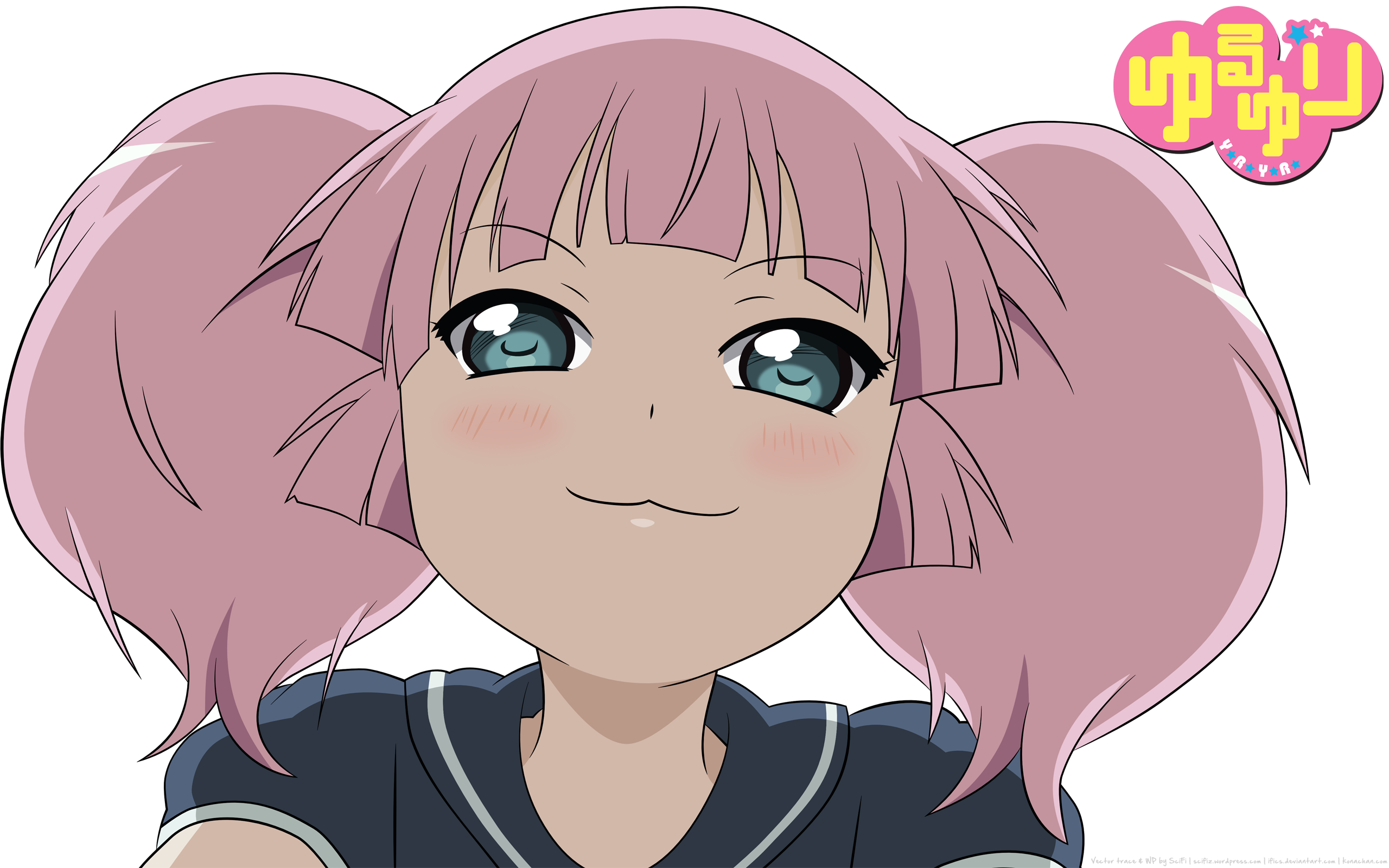 Chinatsu Yoshikawa from Yuruyuri HD Wallpaper
