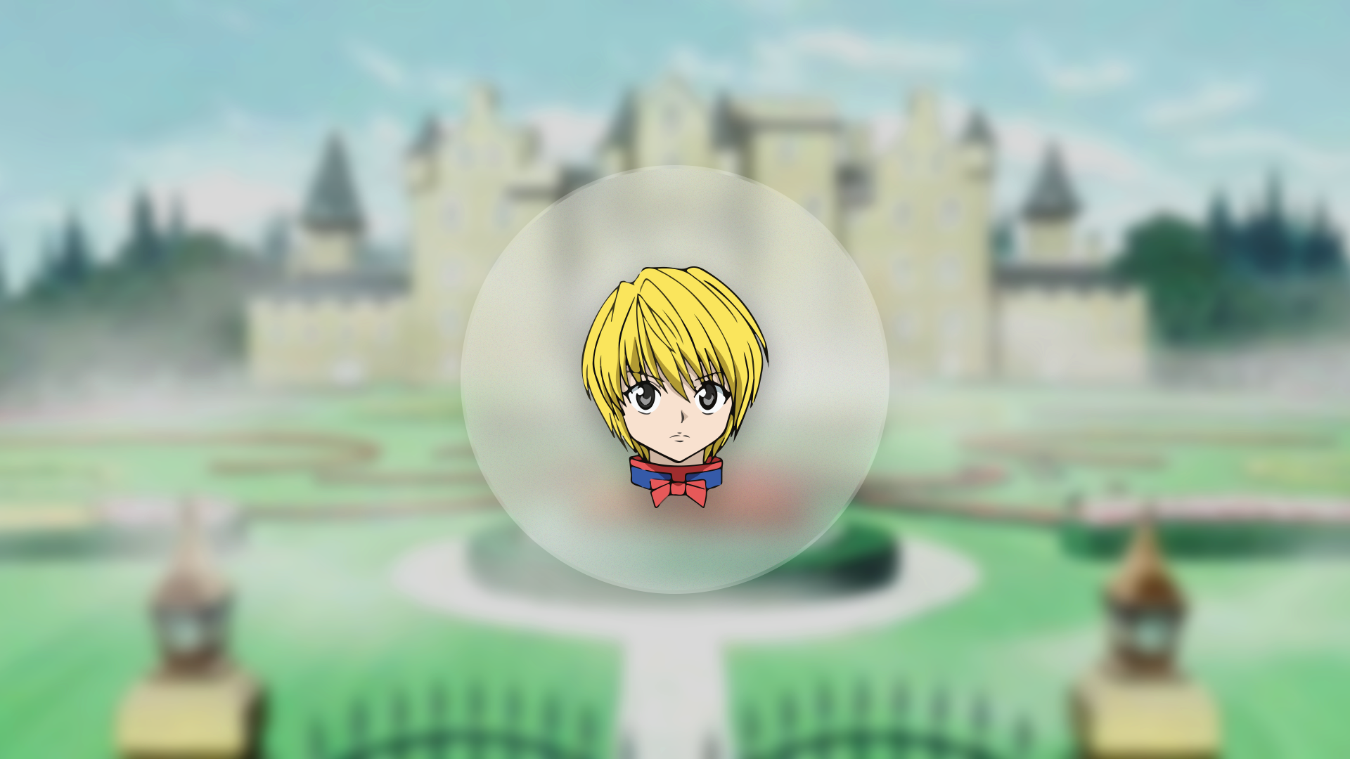Kurapika from Hunter x Hunter in a bubble HD Wallpaper
