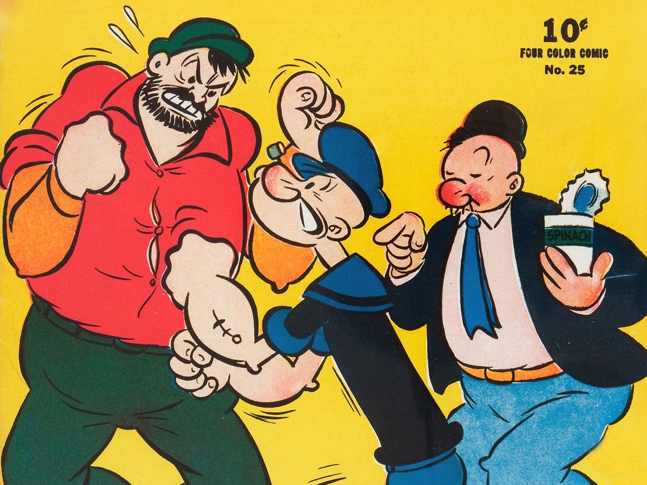 Popeye and friends comic cover HD Wallpaper