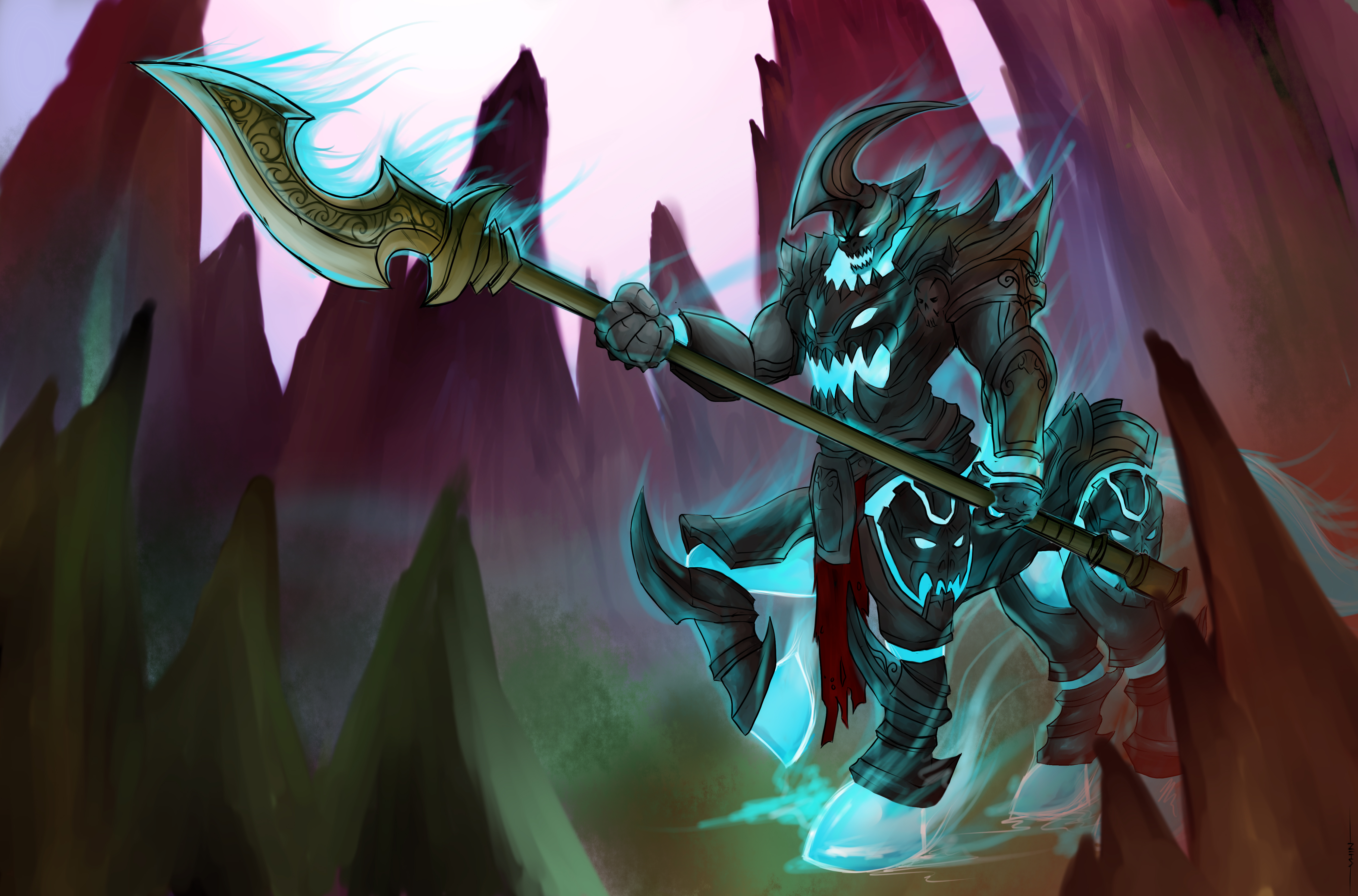 Hecarim from League of Legends HD Wallpaper