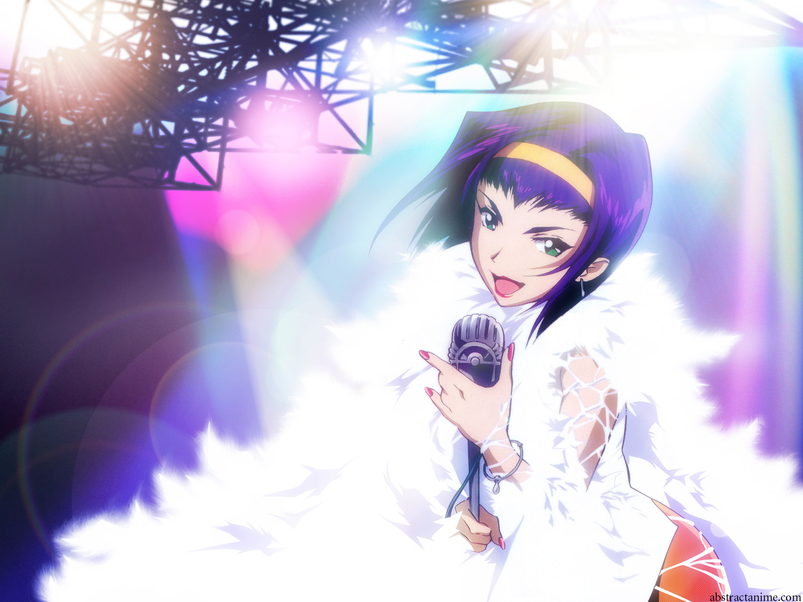 Faye Valentine from Cowboy Bebop singing HD Wallpaper
