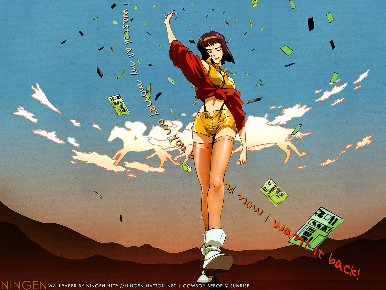 Faye Valentine from Cowboy Bebop HD Wallpaper