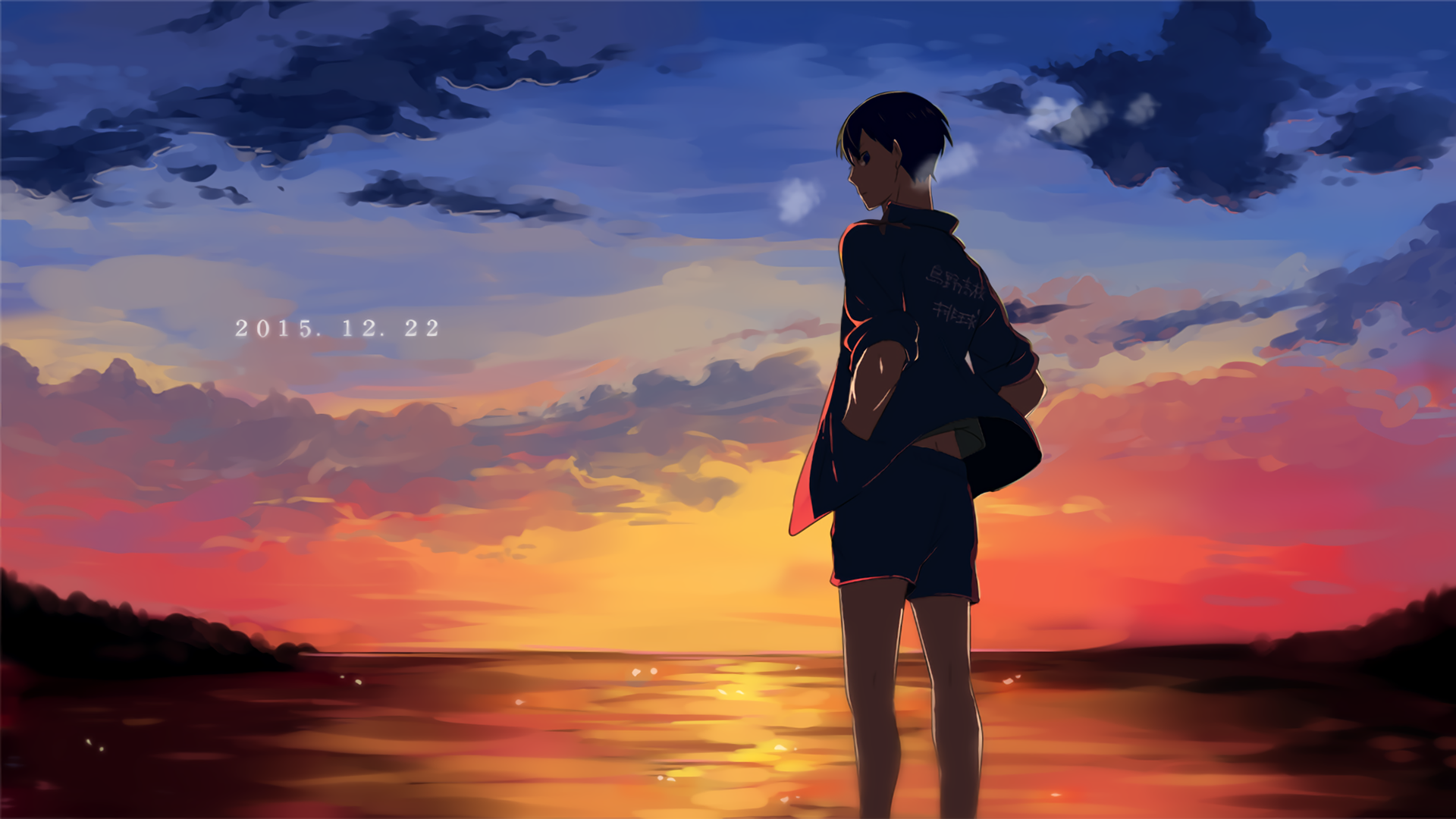 Tobio Kageyama from Haikyuu!! at sunset HD Wallpaper