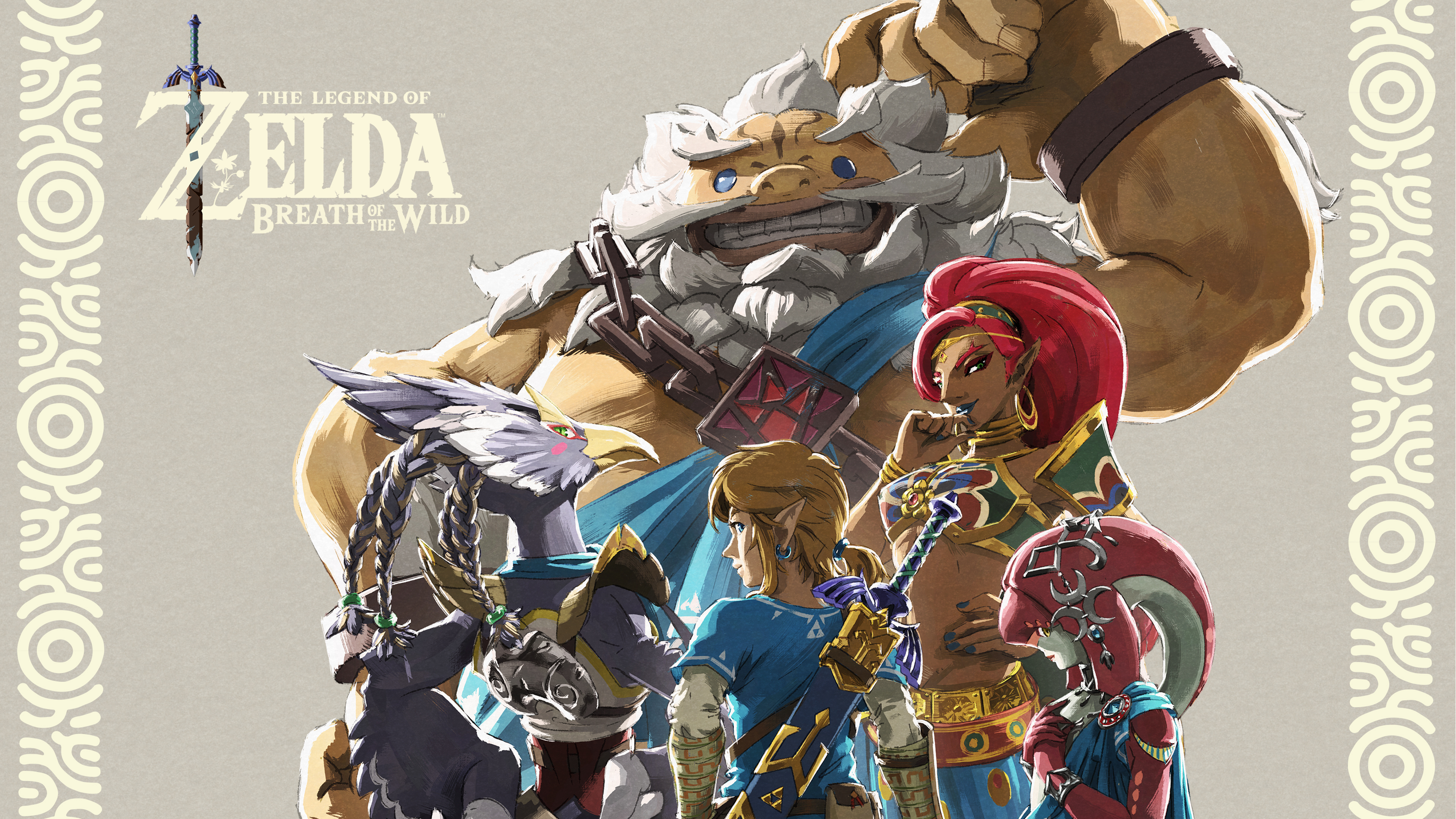 The Legend of Zelda: Breath of the Wild characters HD Wallpaper