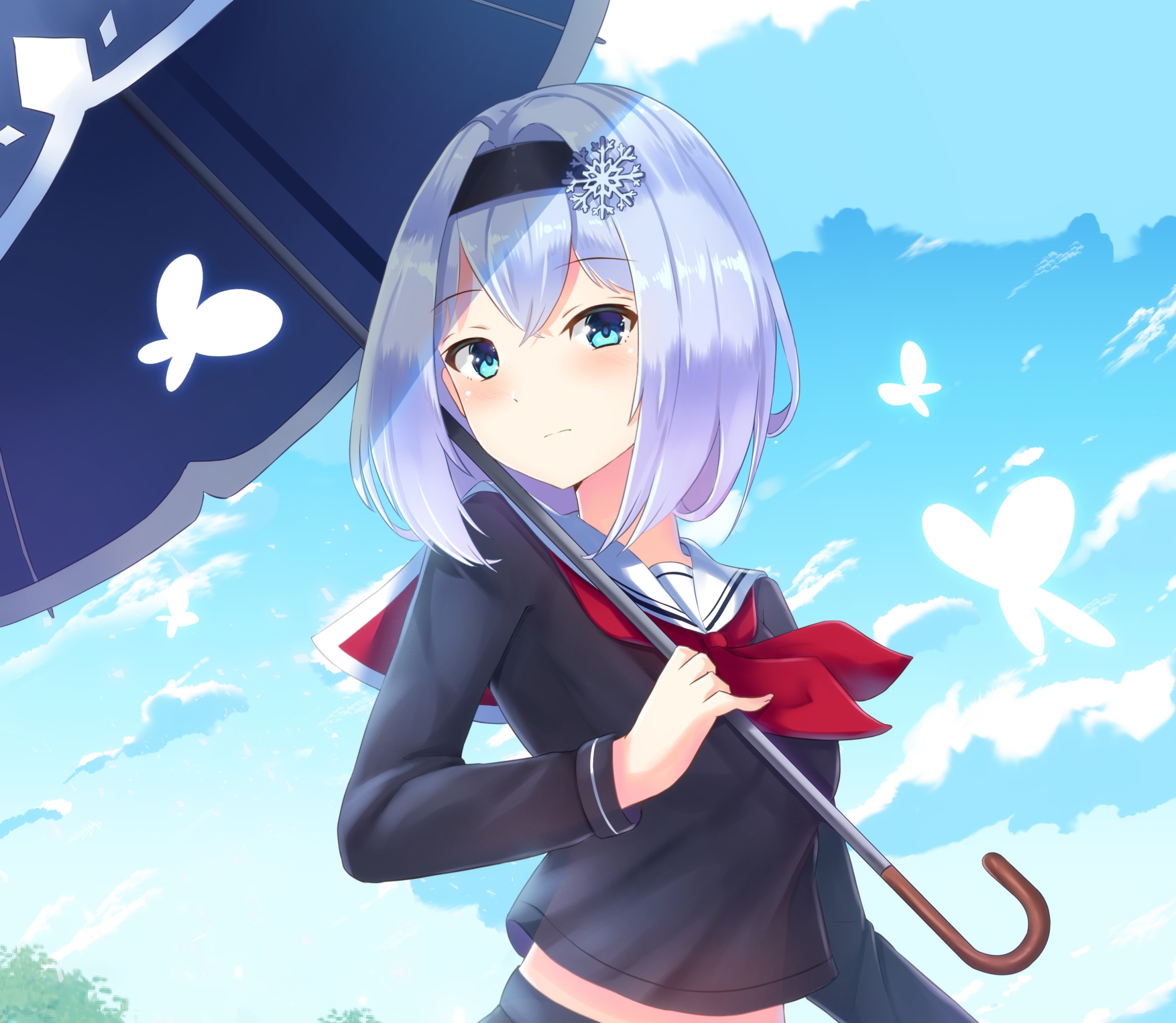 Ginko Sora with Umbrella HD Wallpaper