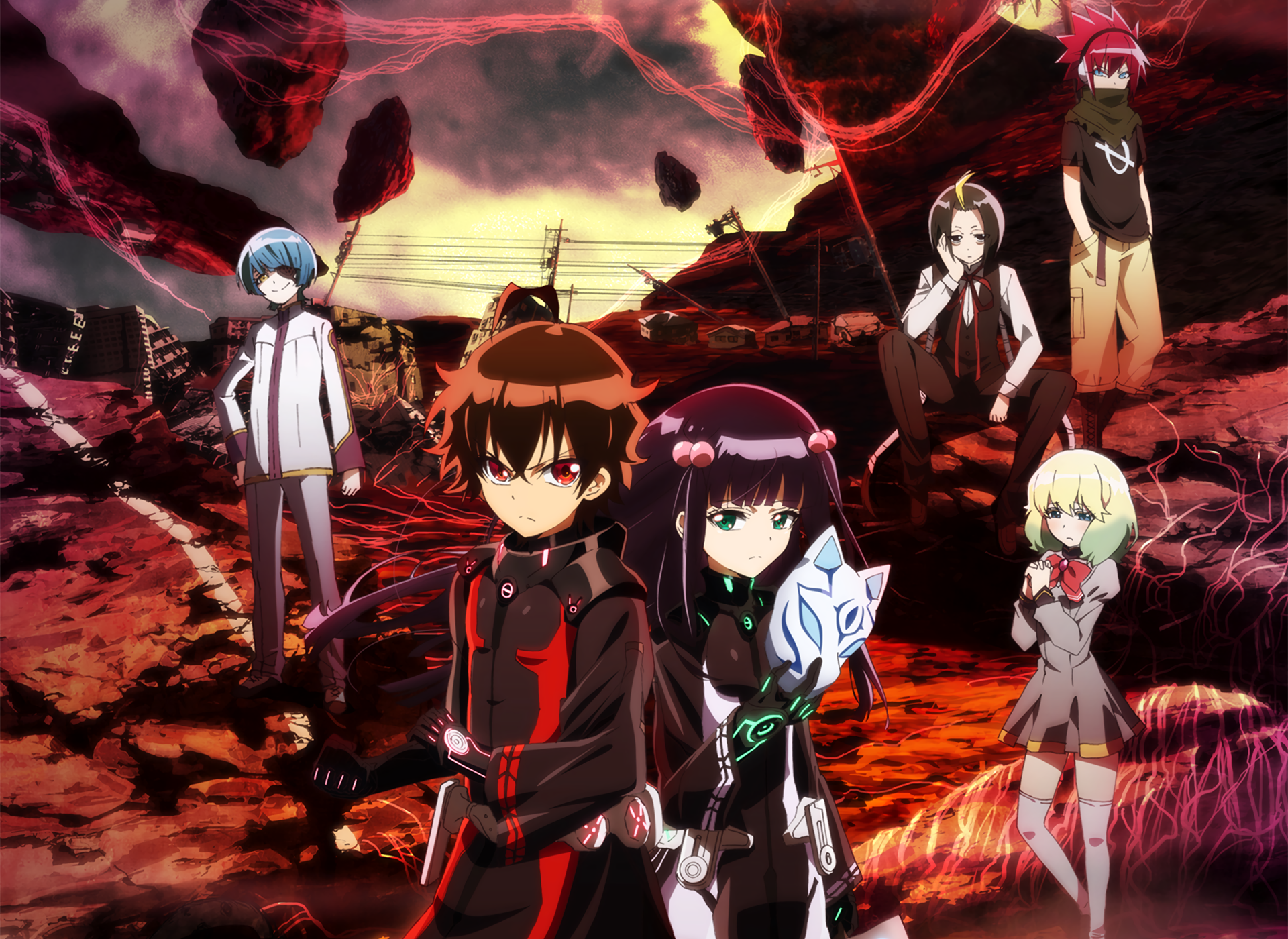 Characters from Twin Star Exorcists HD Wallpaper