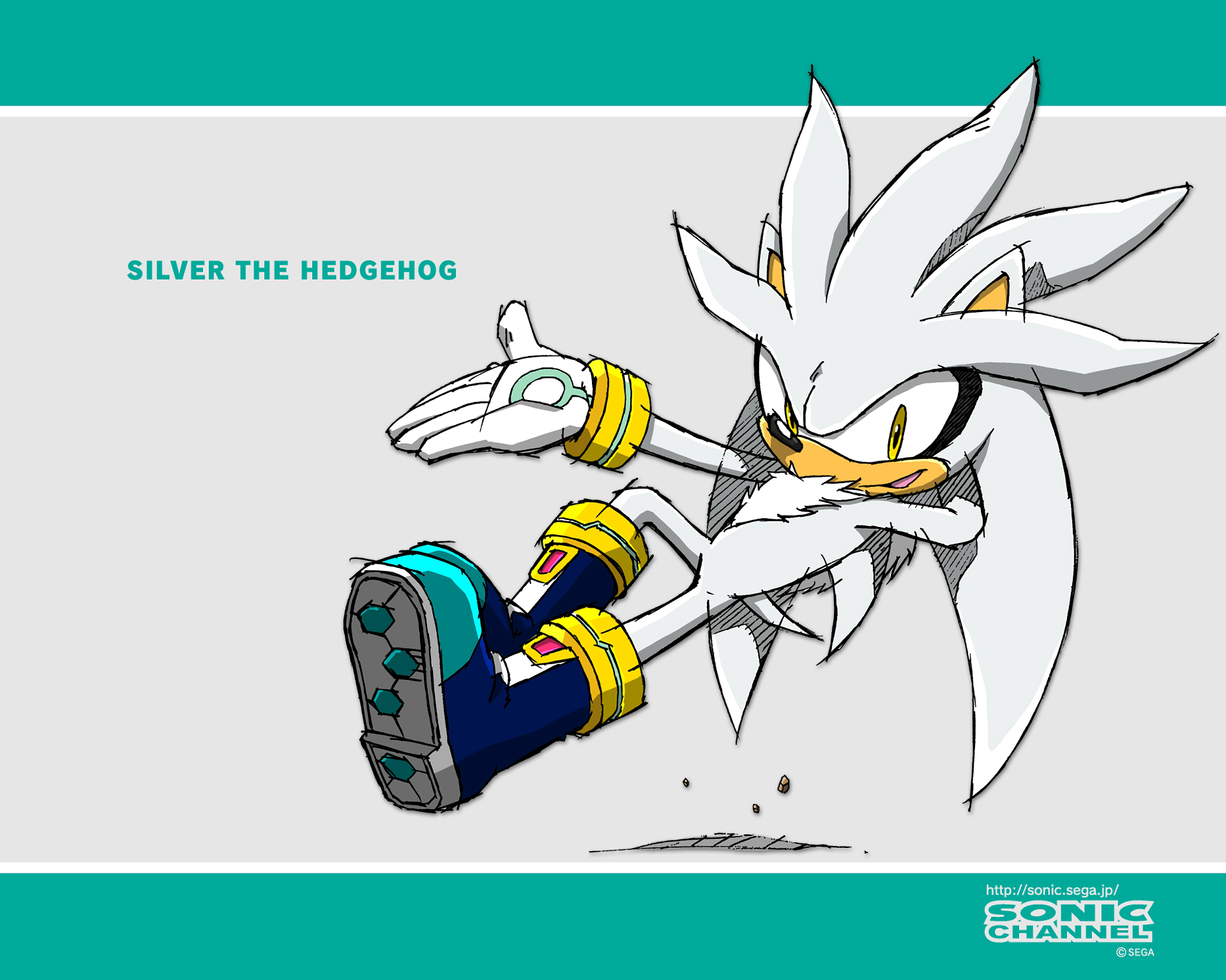 Silver the Hedgehog from Sonic the Hedgehog HD Wallpaper