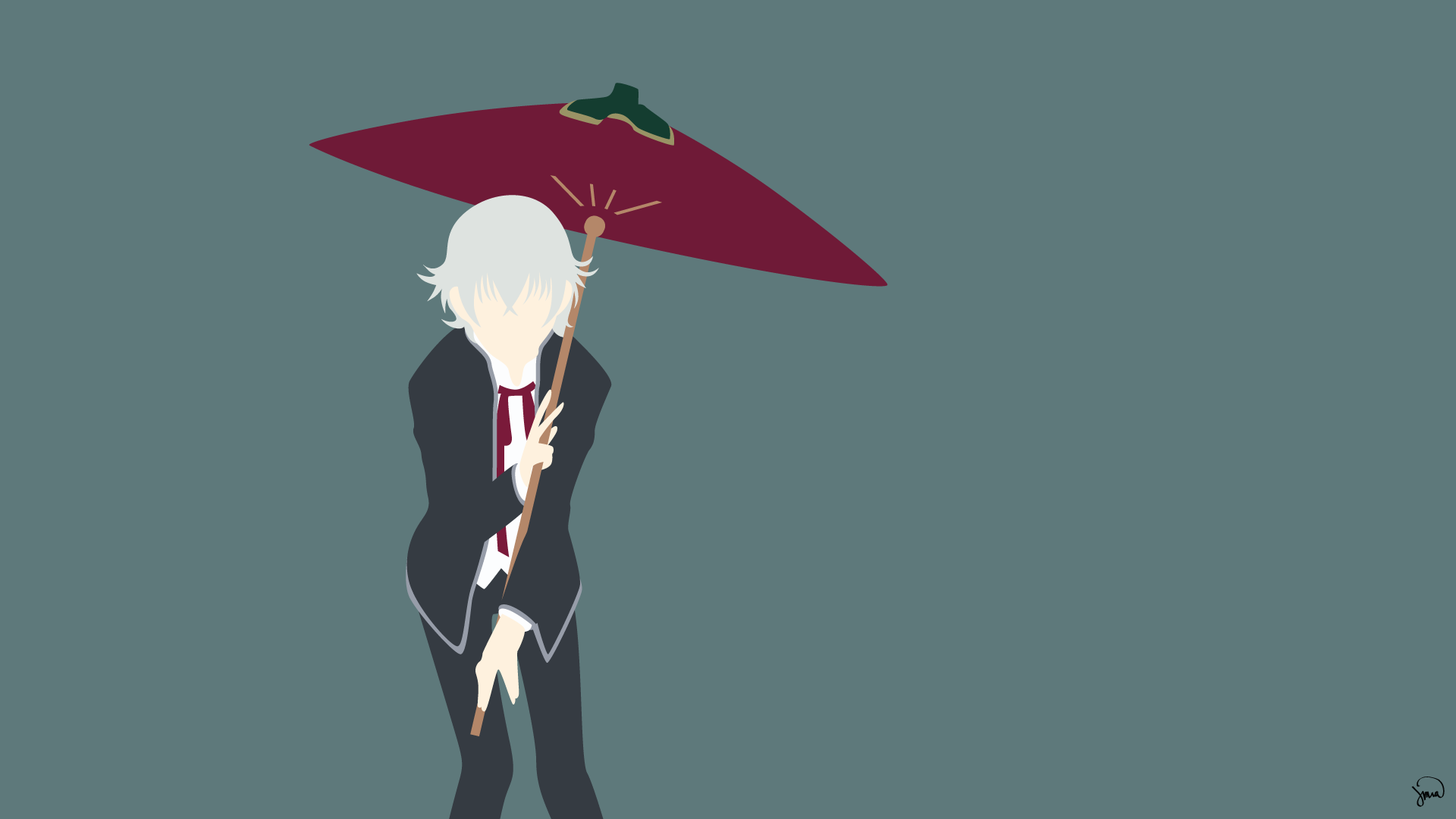 Yashiro Isana with umbrella HD Wallpaper