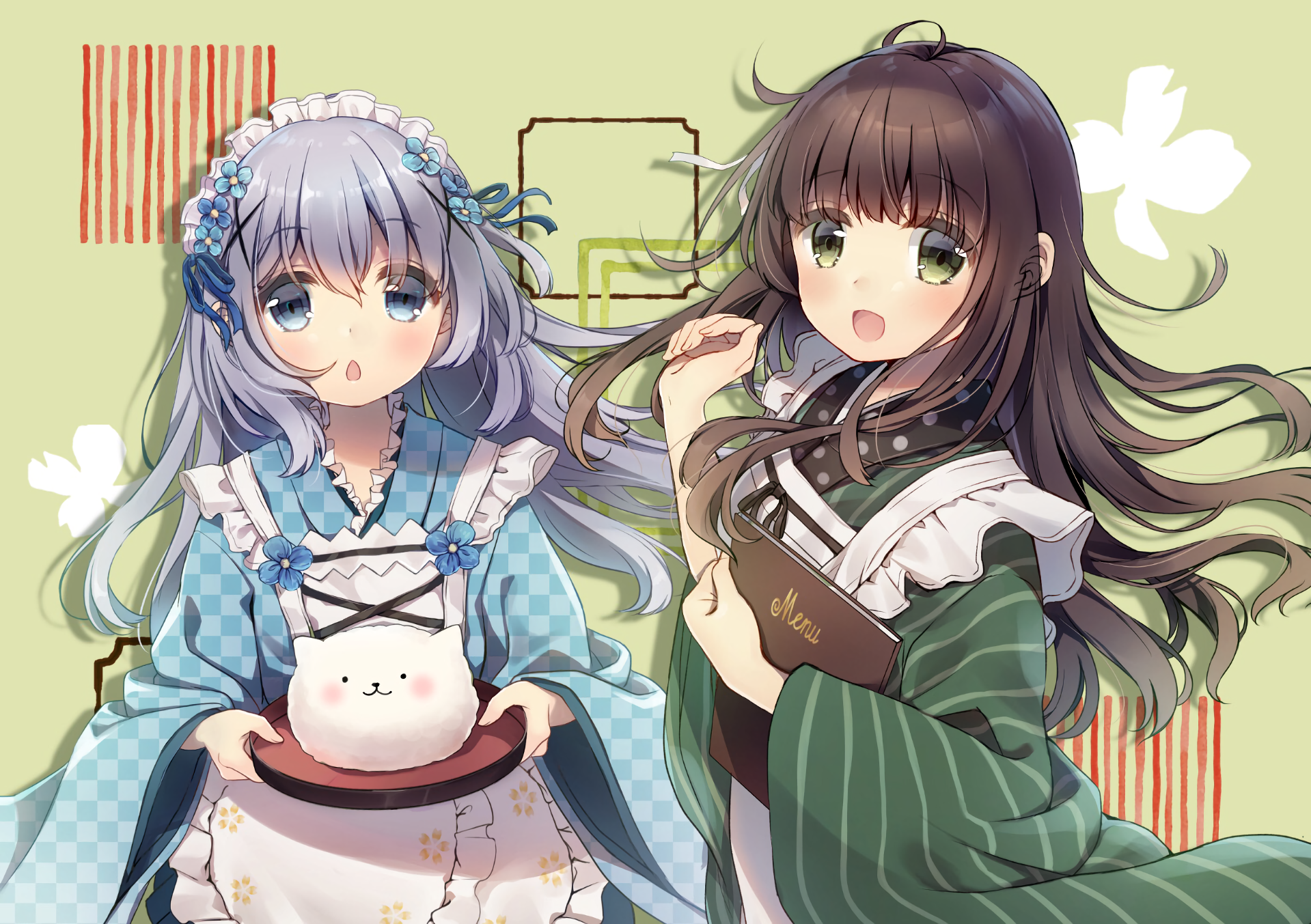 Chiya Ujimatsu from Gochuumon wa Usagi Desu ka? HD Wallpaper