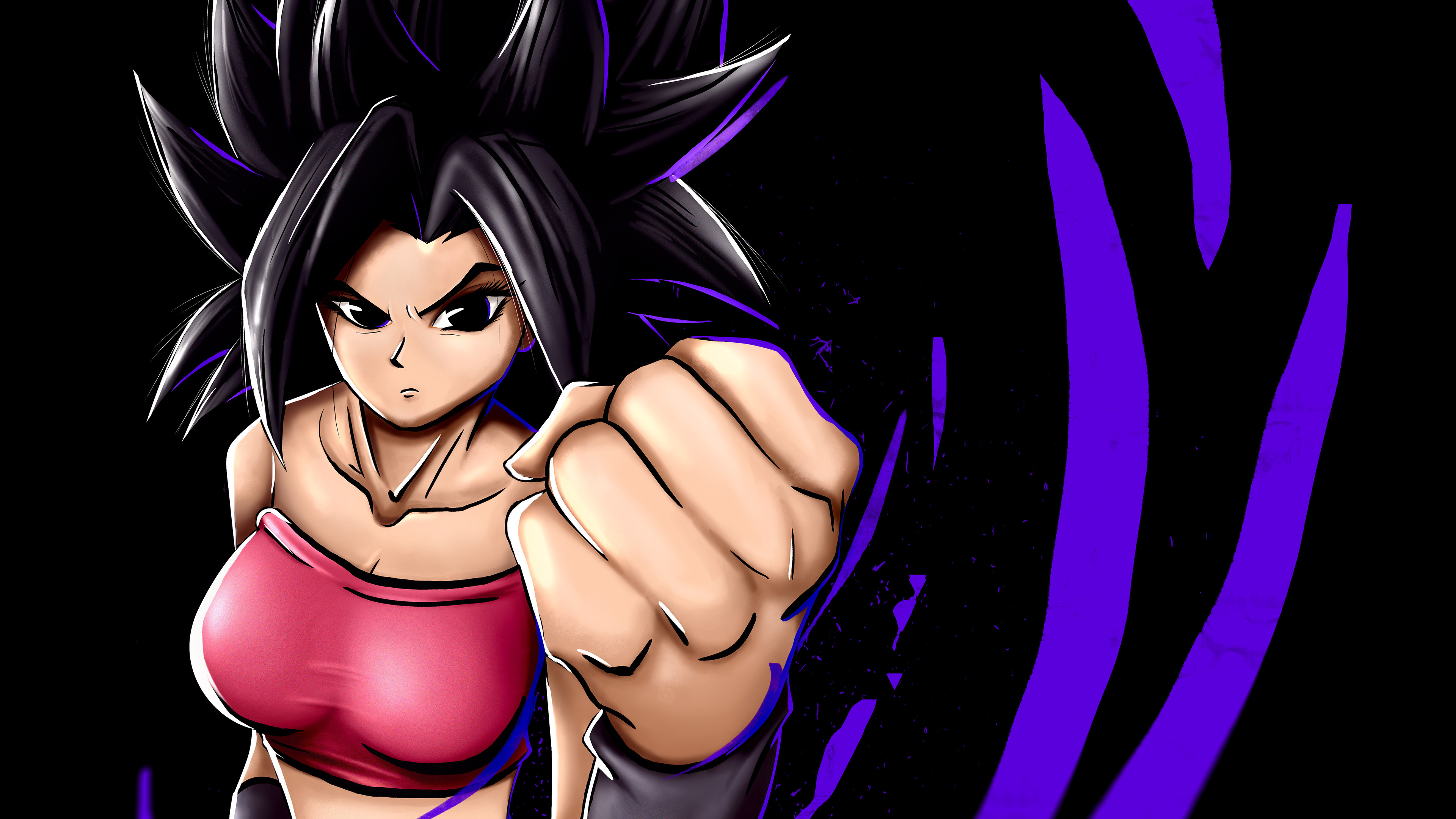 Caulifla from Dragon Ball HD Wallpaper