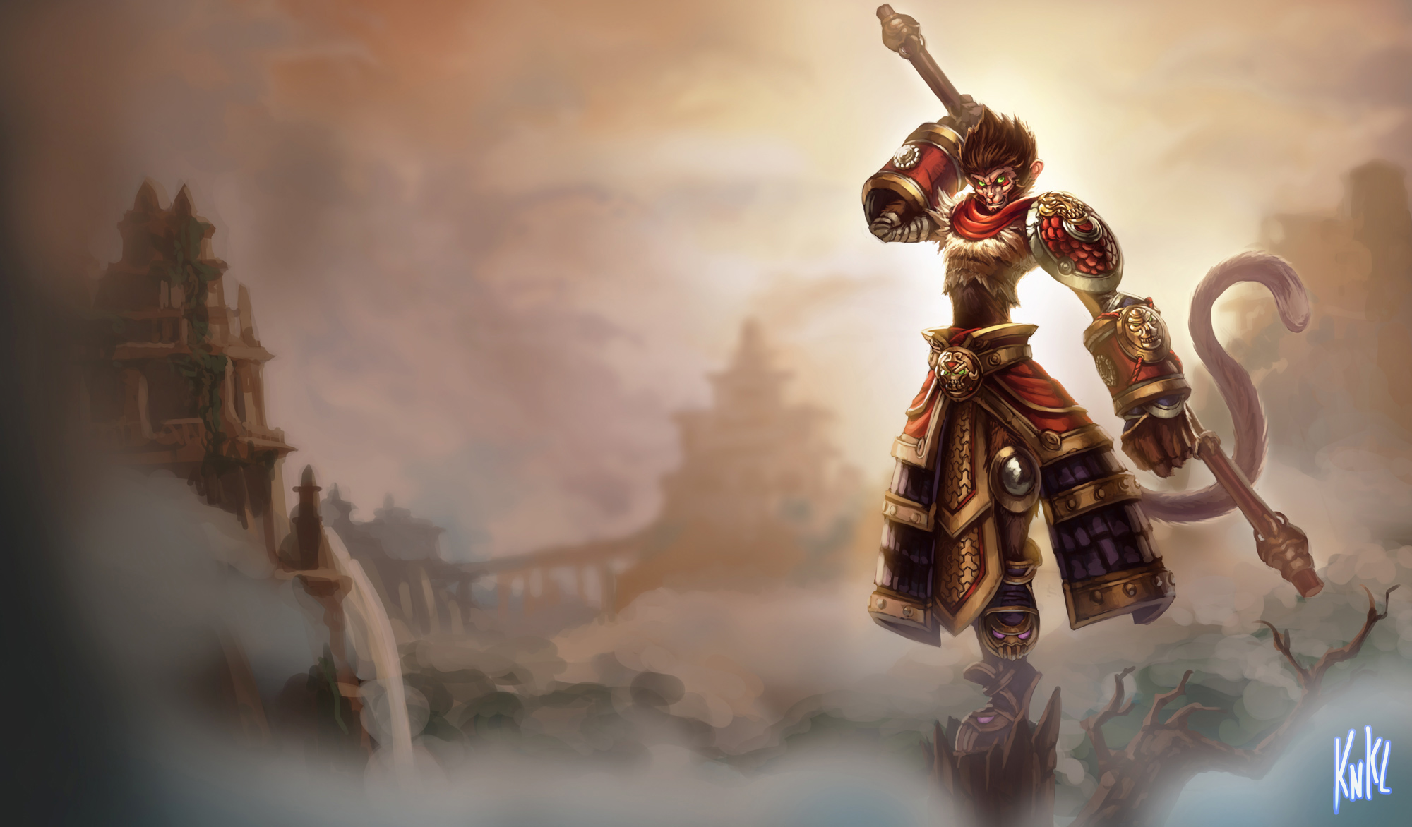 Wukong from League of Legends HD Wallpaper