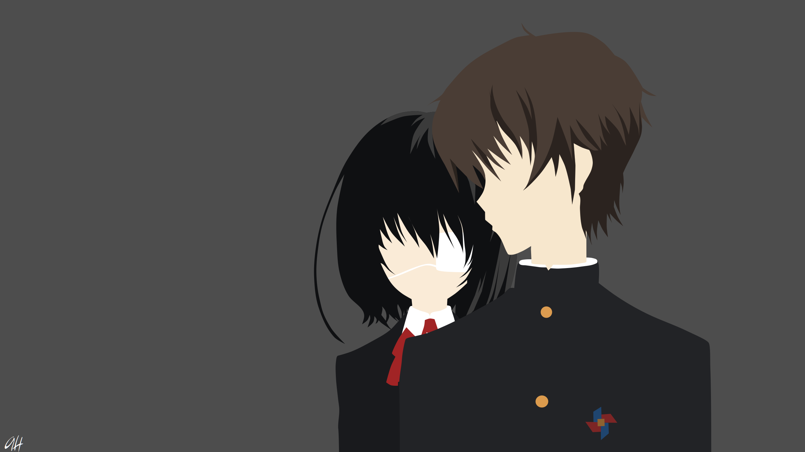 Kouichi Sakakibara and Mei Misaki from Another HD Wallpaper