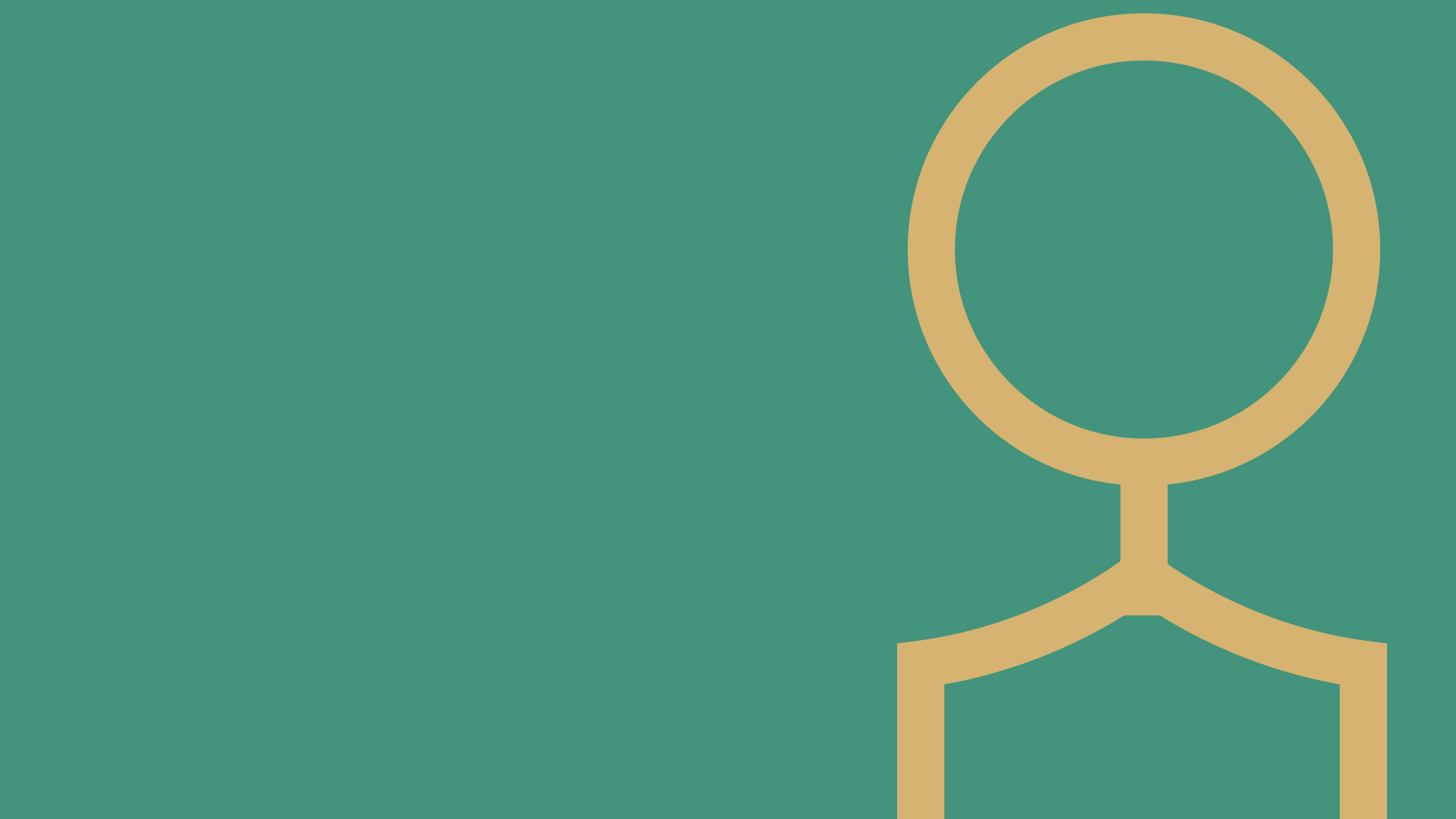 Abstract symbol on a teal background HD Wallpaper