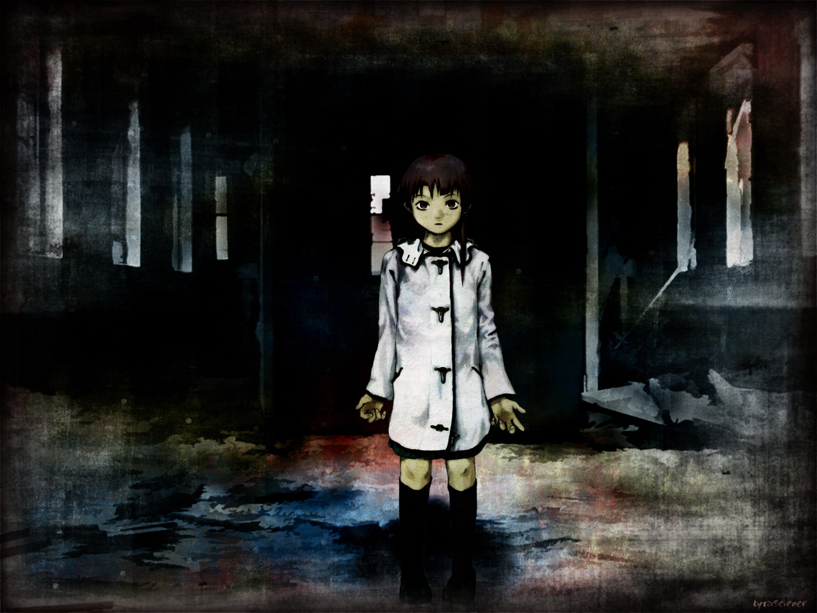 Lain Iwakura from Serial Experiments Lain HD Wallpaper