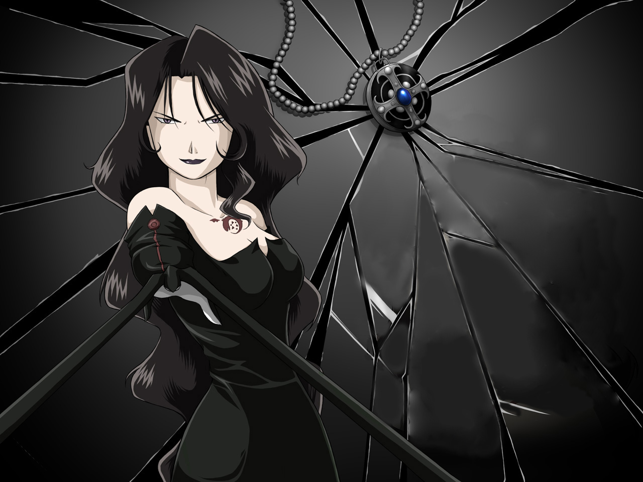 Lust from Fullmetal Alchemist HD Wallpaper