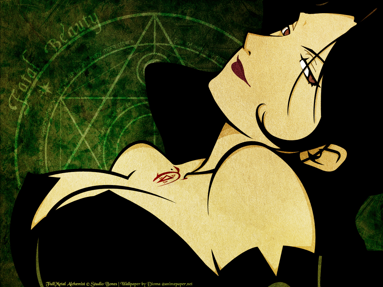 Lust from Fullmetal Alchemist HD Wallpaper