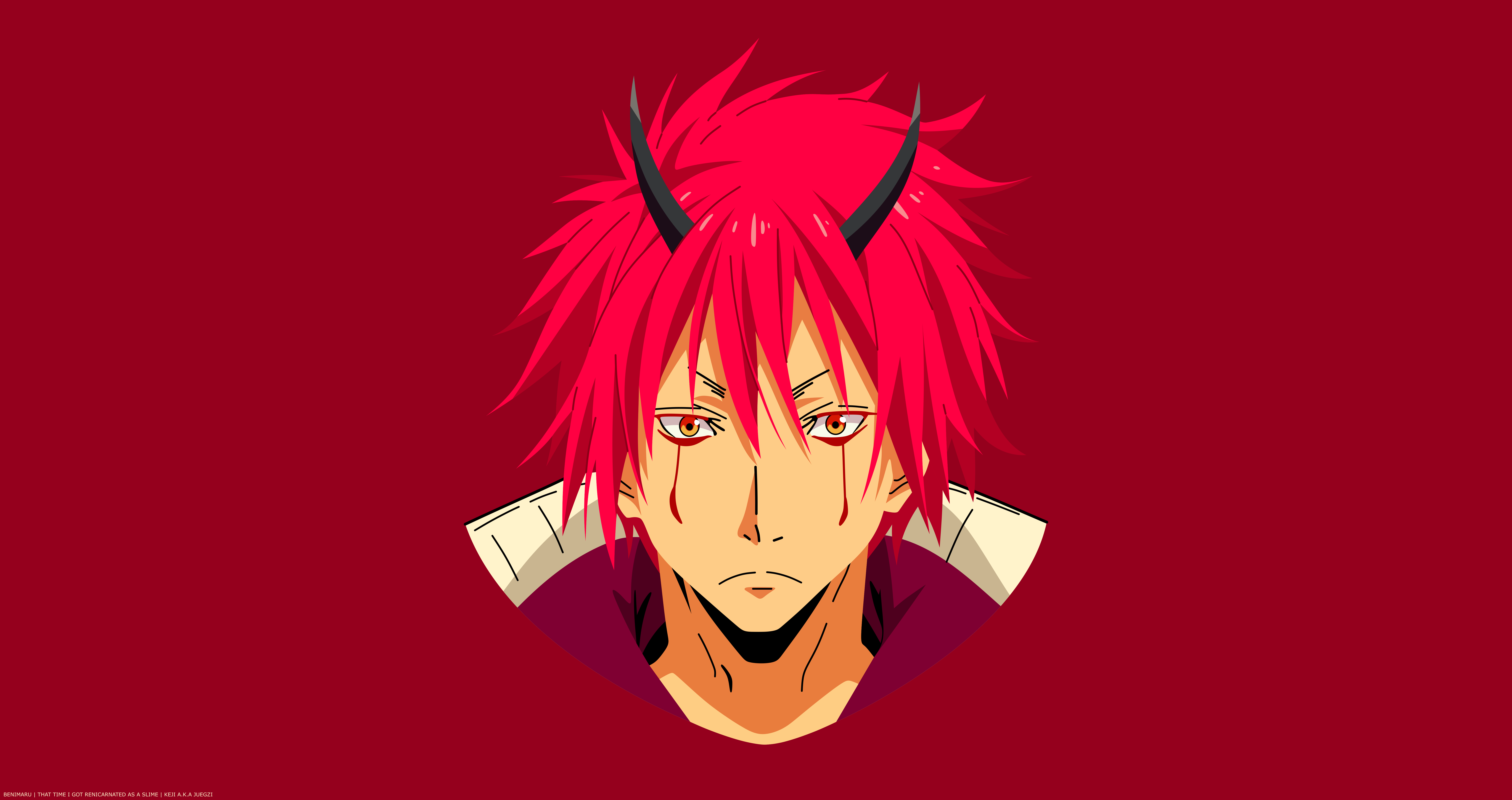 Benimaru from That Time I Got Reincarnated as a Slime HD Wallpaper