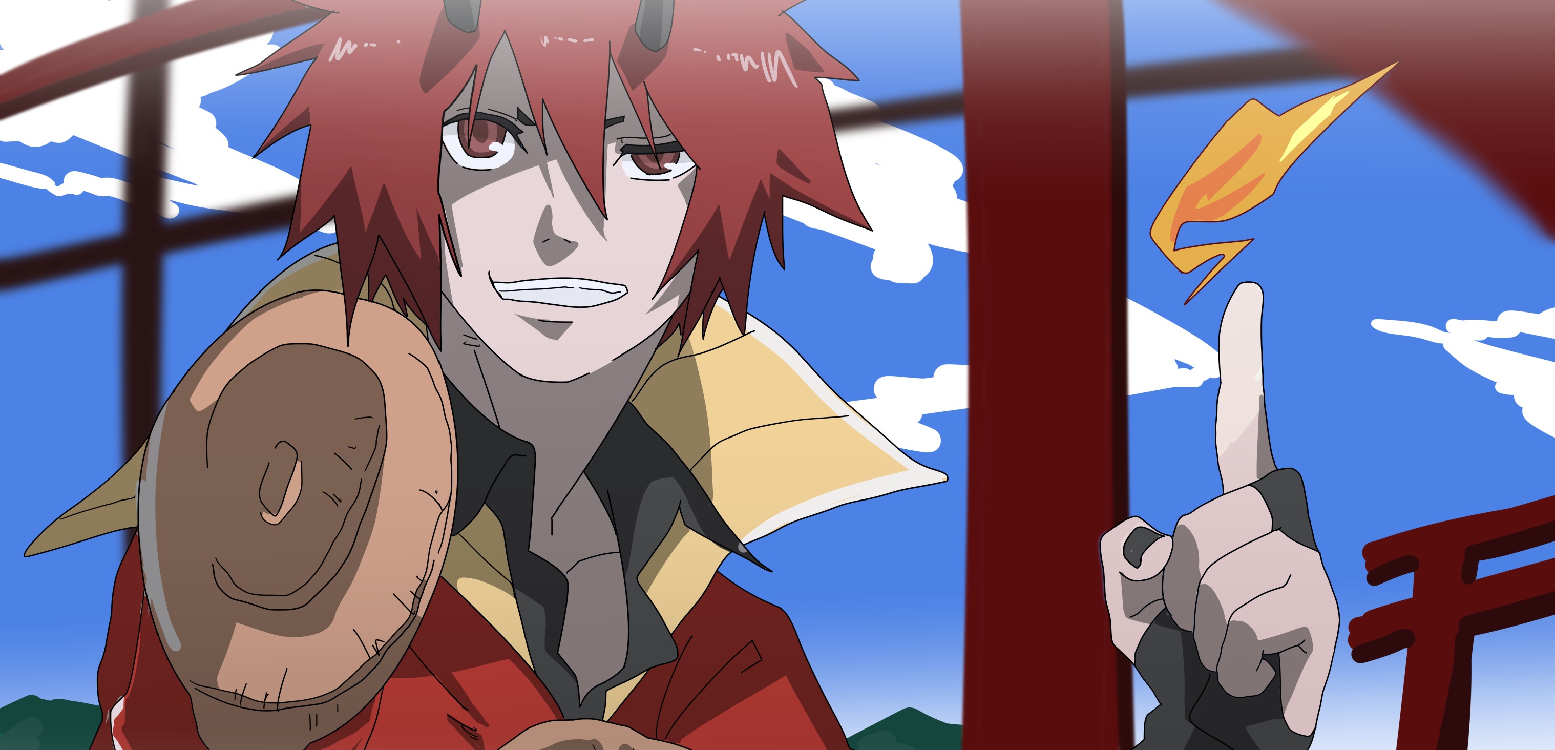 Benimaru from That Time I Got Reincarnated as a Slime HD Wallpaper