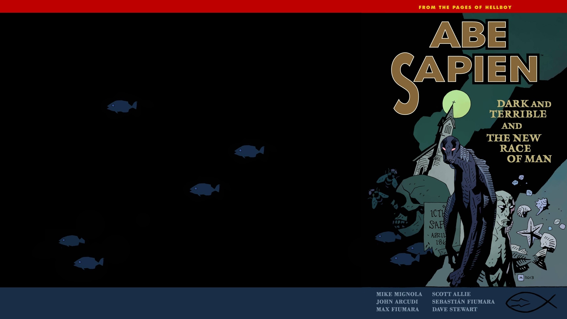 Abe Sapien: Dark and Terrible and the New Race of Man HD Wallpaper