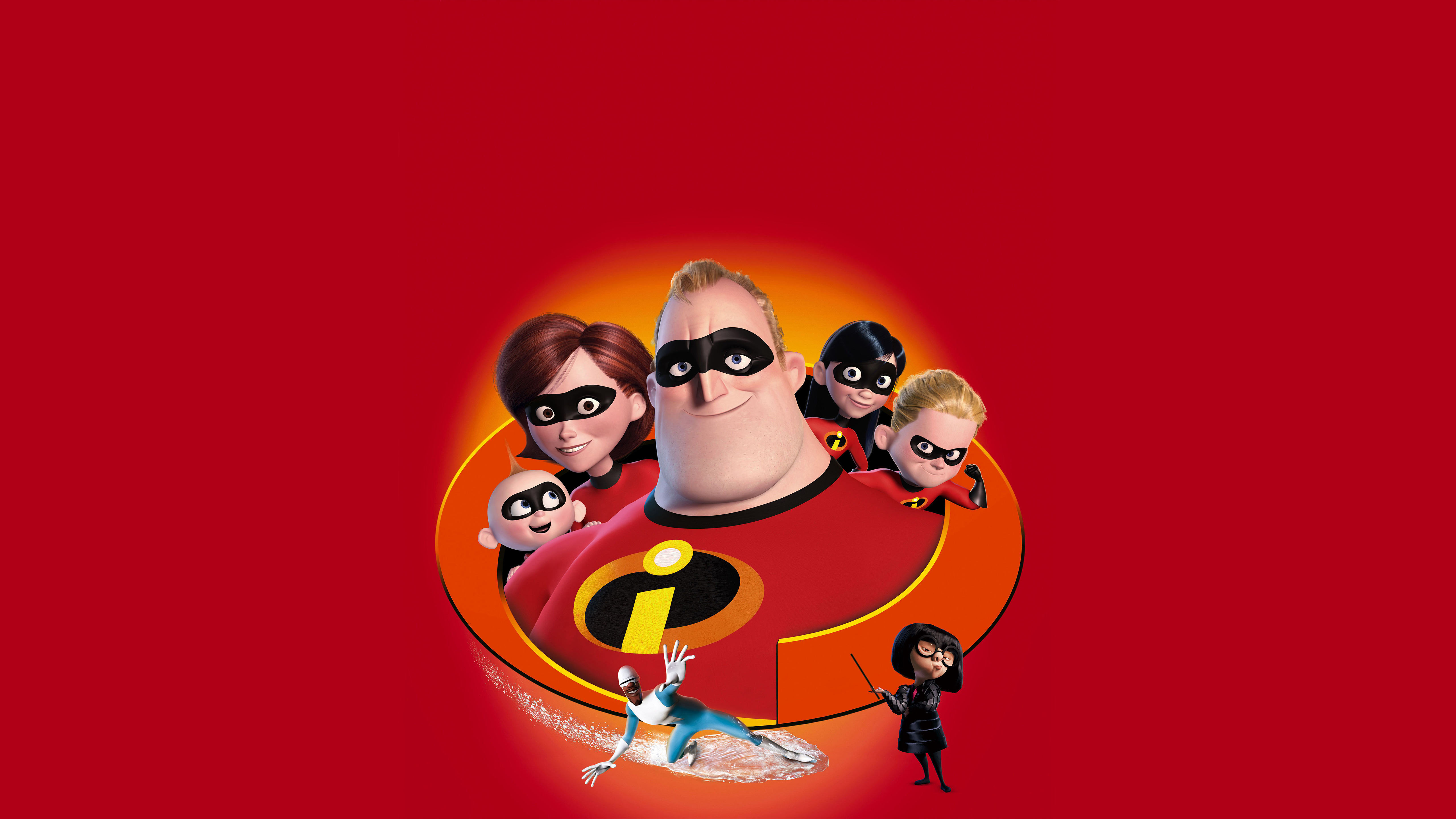 The Incredibles Family and Edna Mode HD Wallpaper