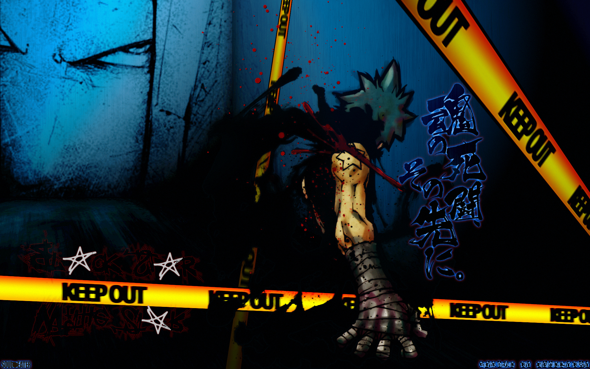 Black Star from Soul Eater HD Wallpaper
