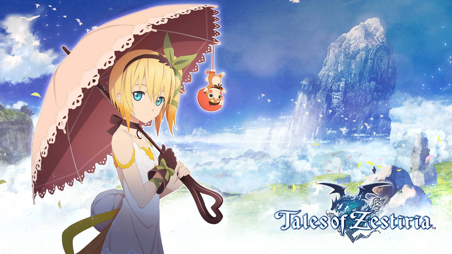 Edna from Tales of Zestiria with an umbrella HD Wallpaper