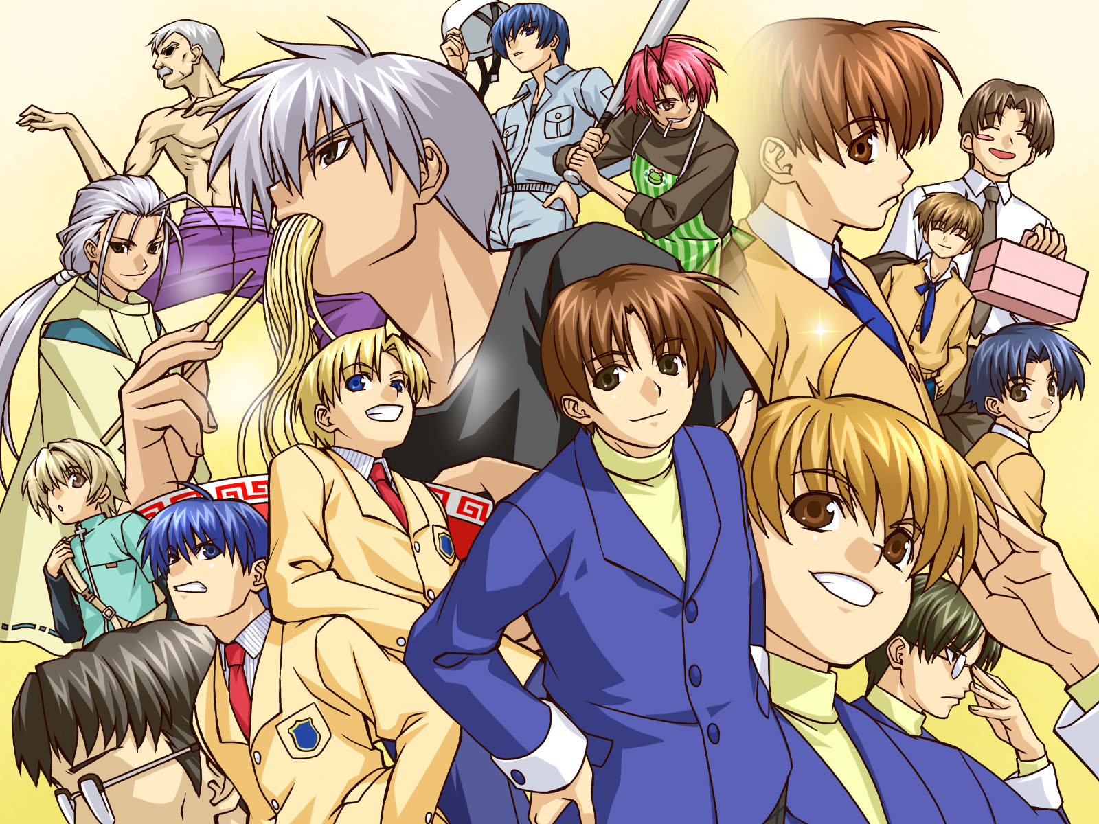 Group of anime boys HD Wallpaper