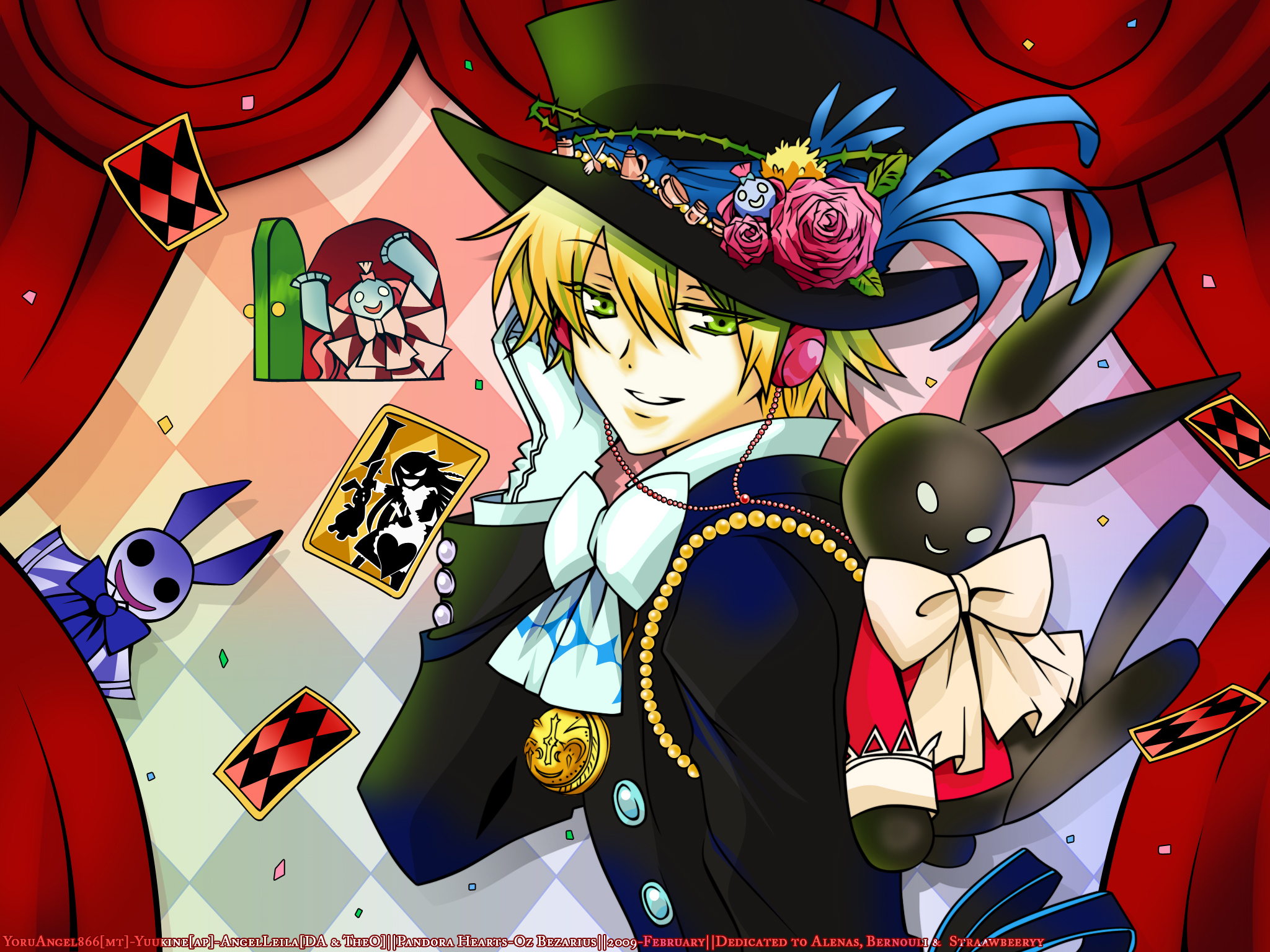 Oz Vessalius from Pandora Hearts HD Wallpaper