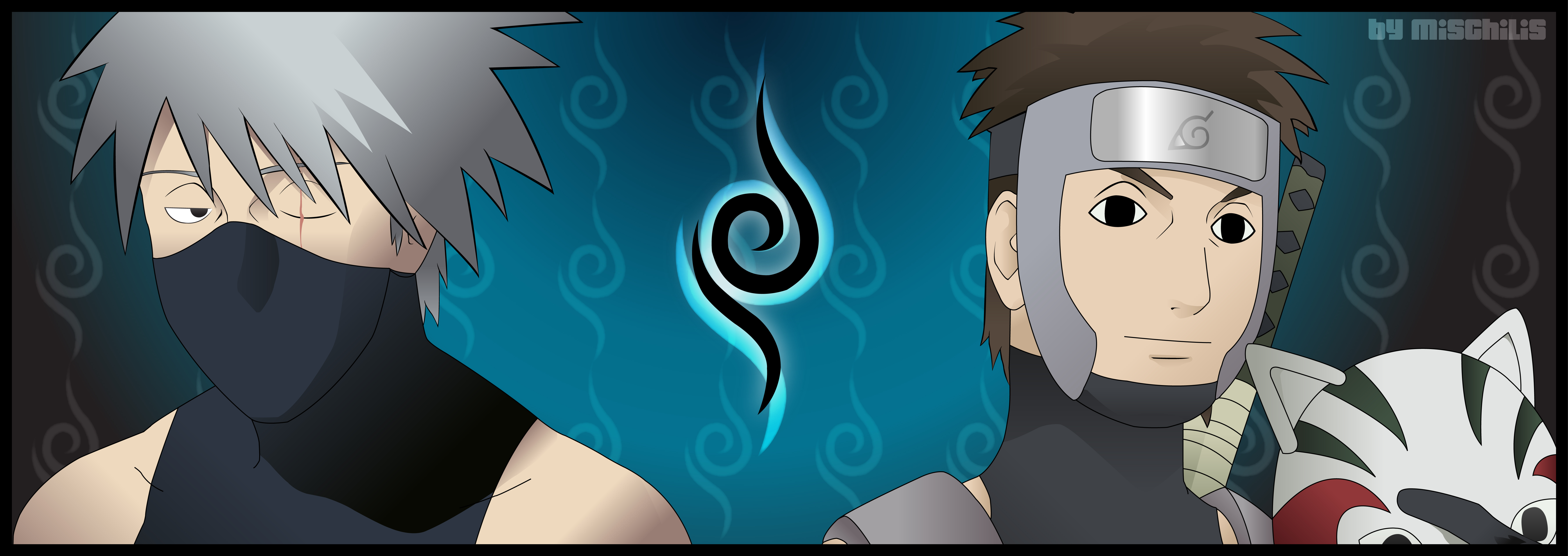 Kakashi and Yamato from Naruto HD Wallpaper