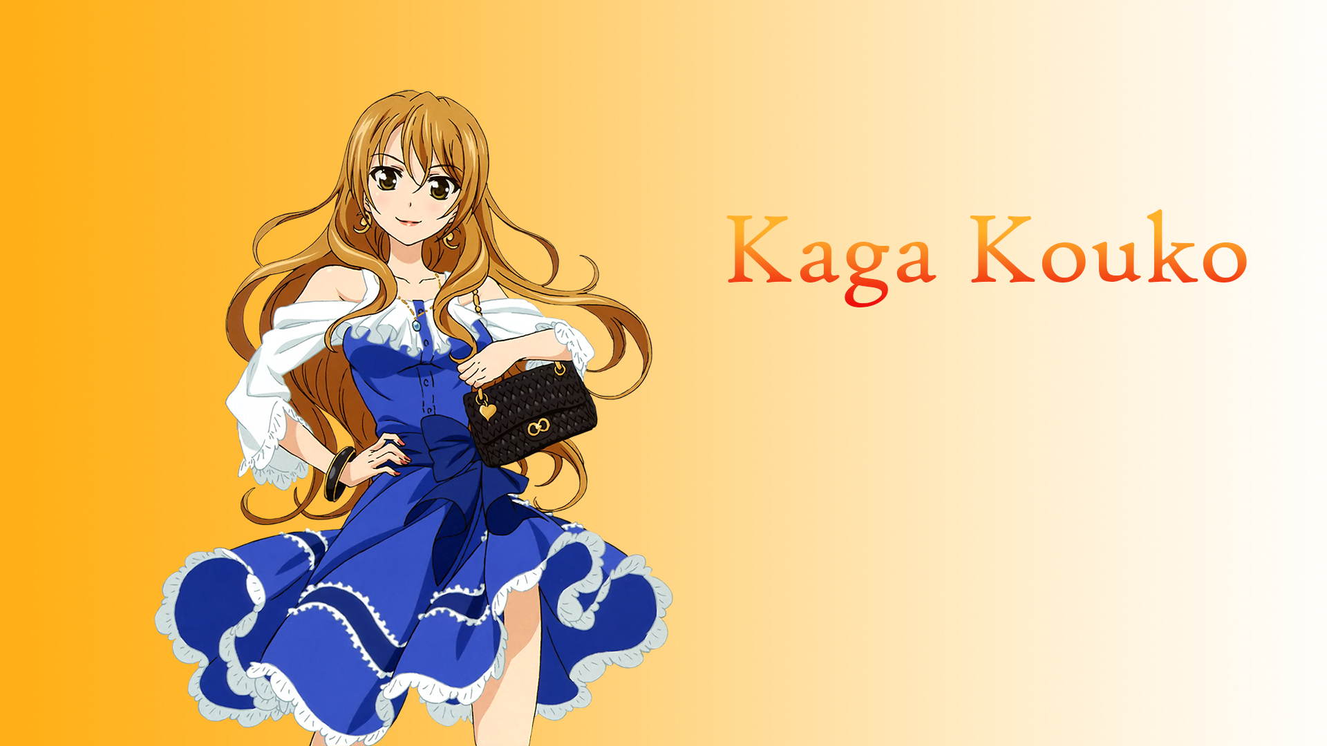 Kaga Kouko from Golden Time HD Wallpaper