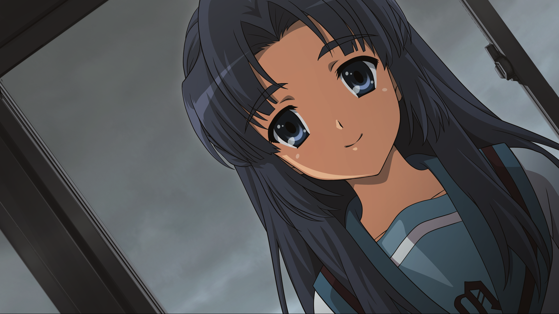Ryōko Asakura from The Melancholy of Haruhi Suzumiya HD Wallpaper