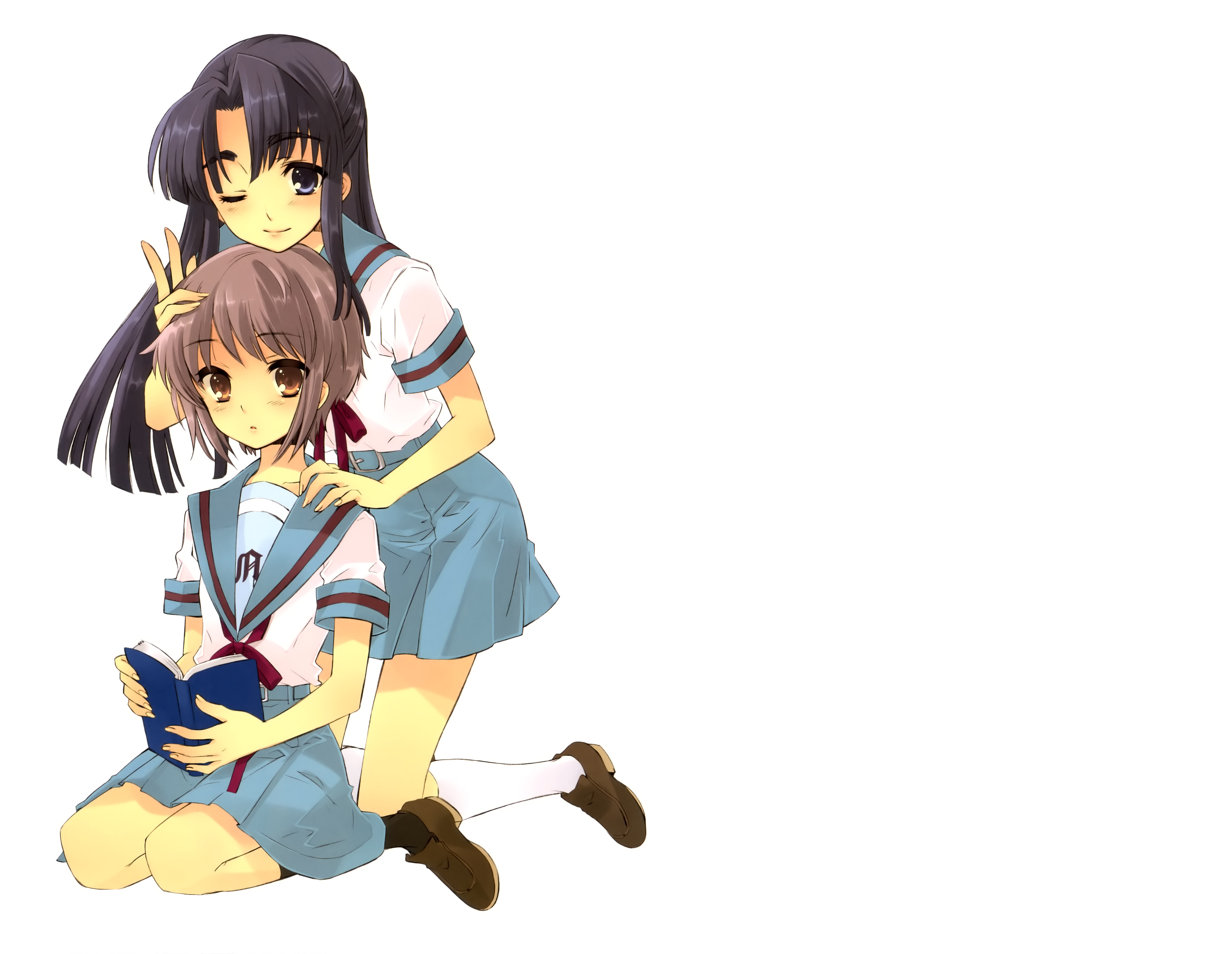 Ryōko Asakura from The Melancholy of Haruhi Suzumiya HD Wallpaper