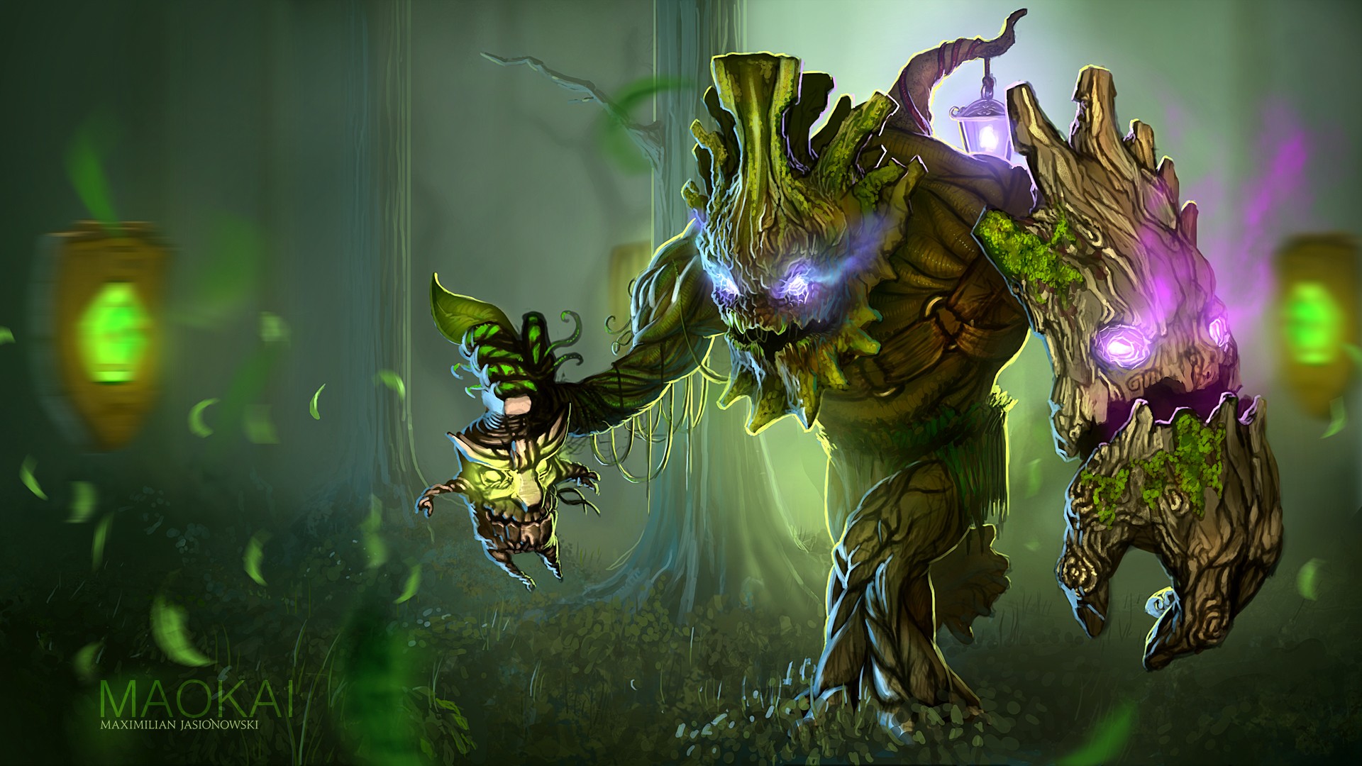 Maokai from League of Legends HD Wallpaper