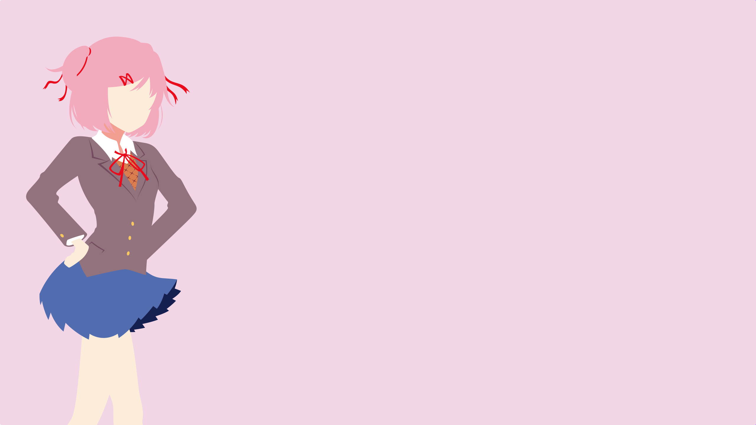 Natsuki from Doki Doki Literature Club! HD Wallpaper