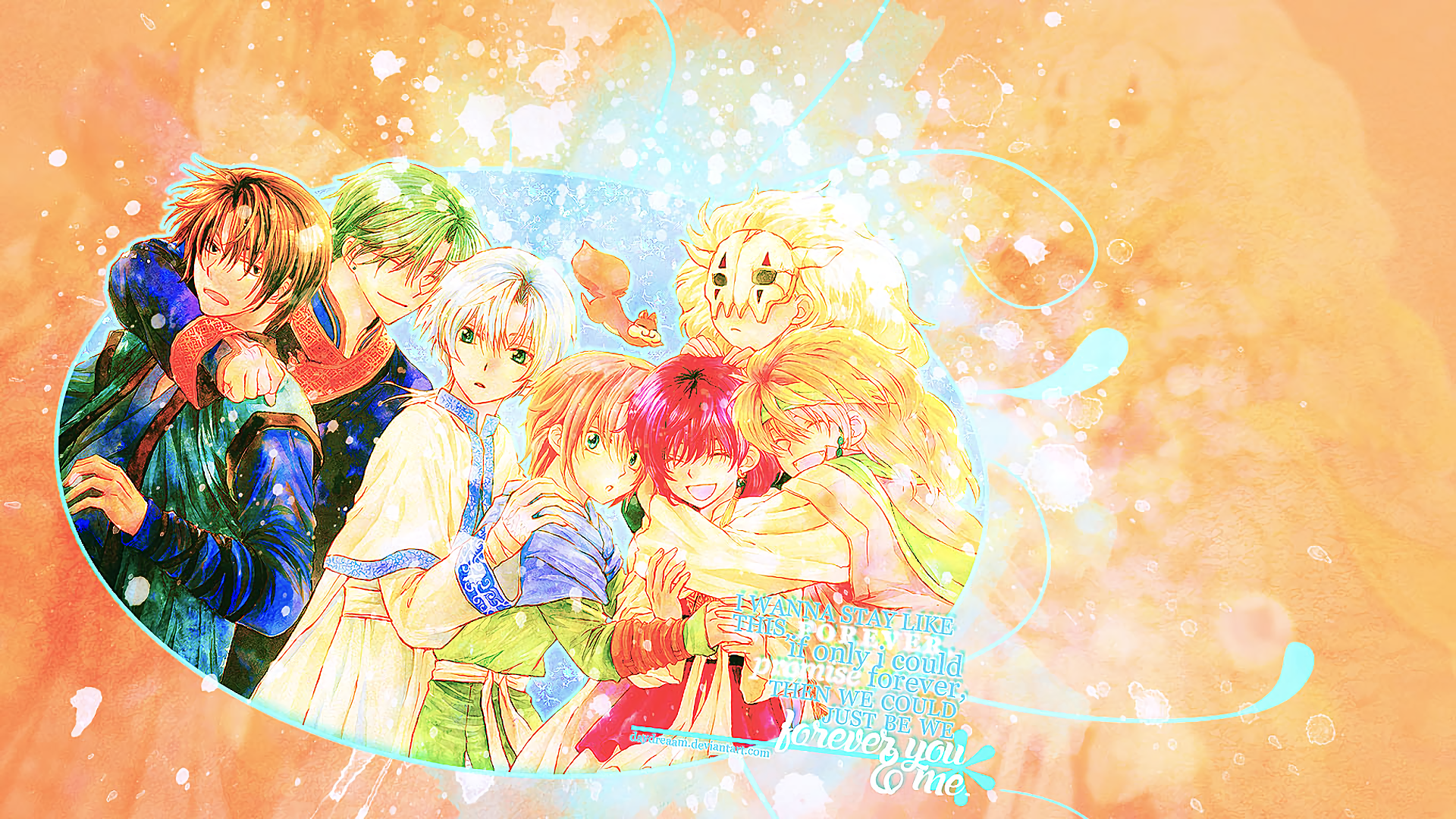 Yona of the Dawn characters HD Wallpaper