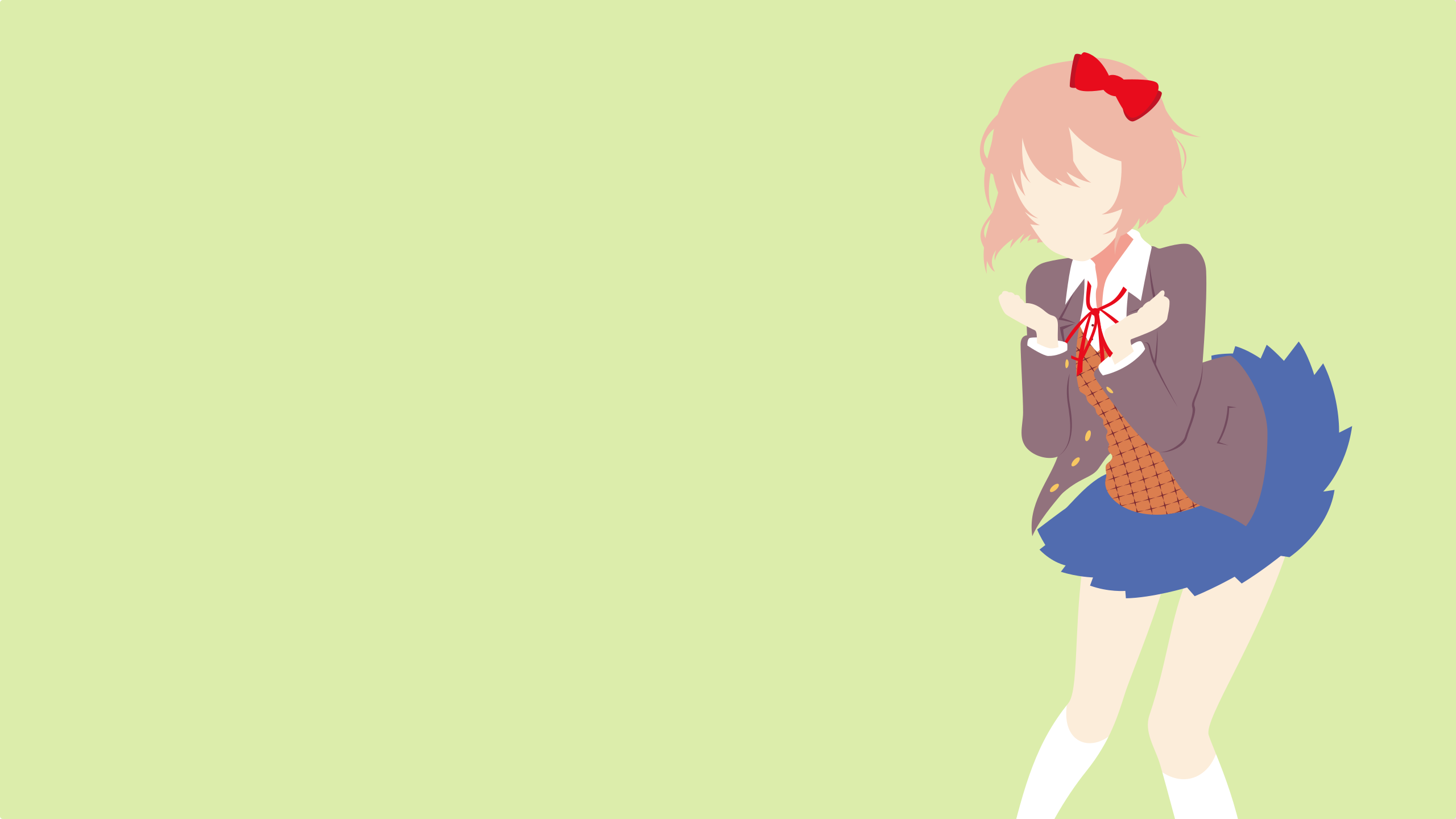 Sayori from Doki Doki Literature Club! HD Wallpaper